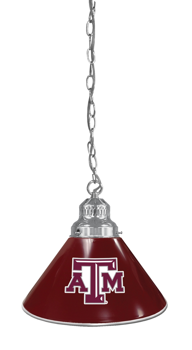 BL1CHTexA-M NCAA Texas A&M University Single Shade Pendant Light - Chrome