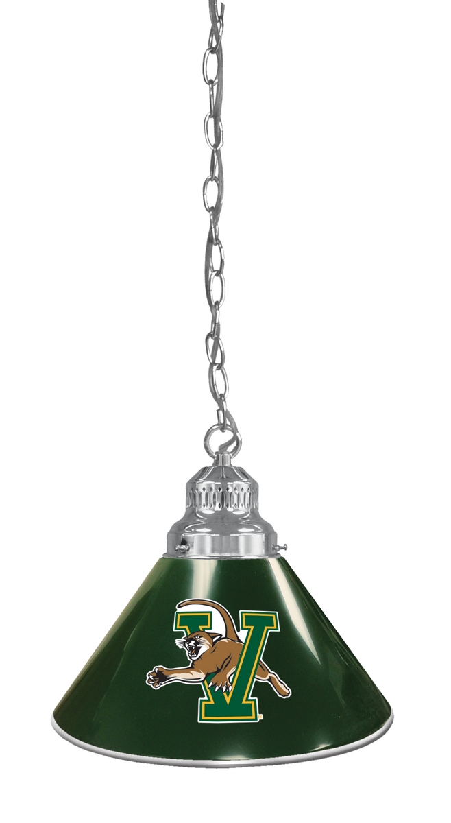 BL1CHVermnt NCAA University of Vermont Single Shade Pendant Light - Chrome