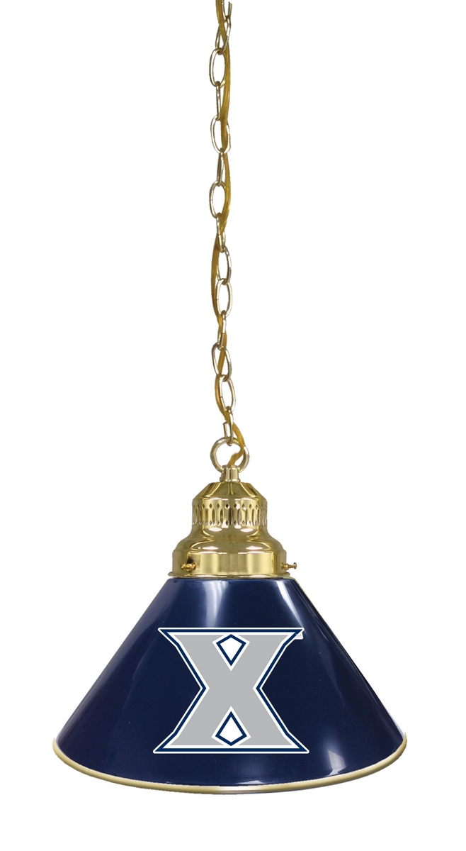 BL1BRXavier NCAA Xavier University Single Shade Pendant Light - Brass