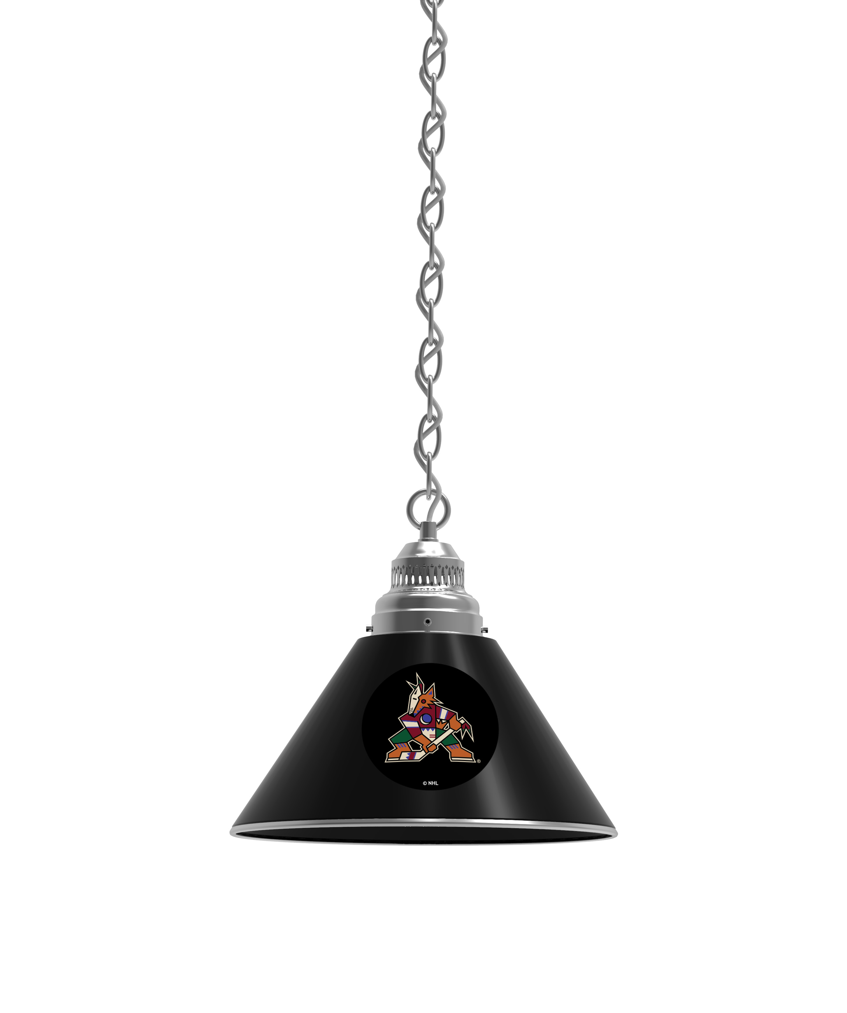 BL1CHAriCoy NHL Arizona Coyotes Single Shade Pendant Light - Chrome