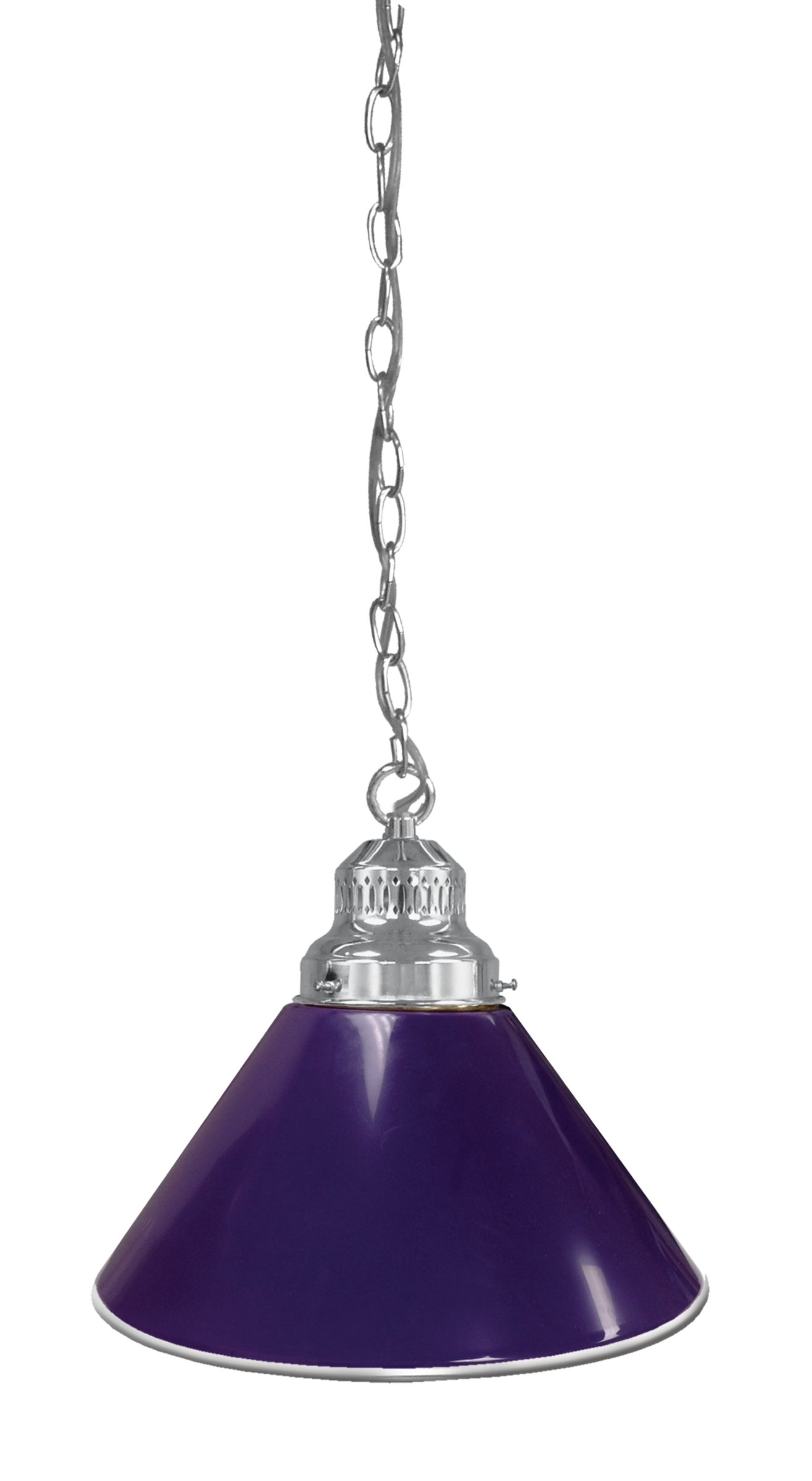 BL1CHPurp Single Shade Pendant Light - Chrome