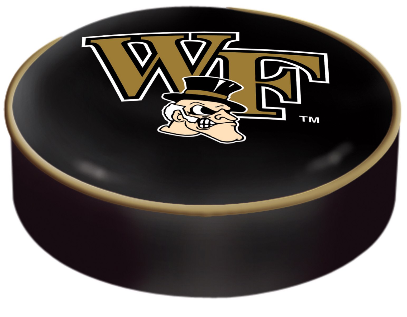 BSCWakeFr Wake Forest Bar Stool Seat Cover