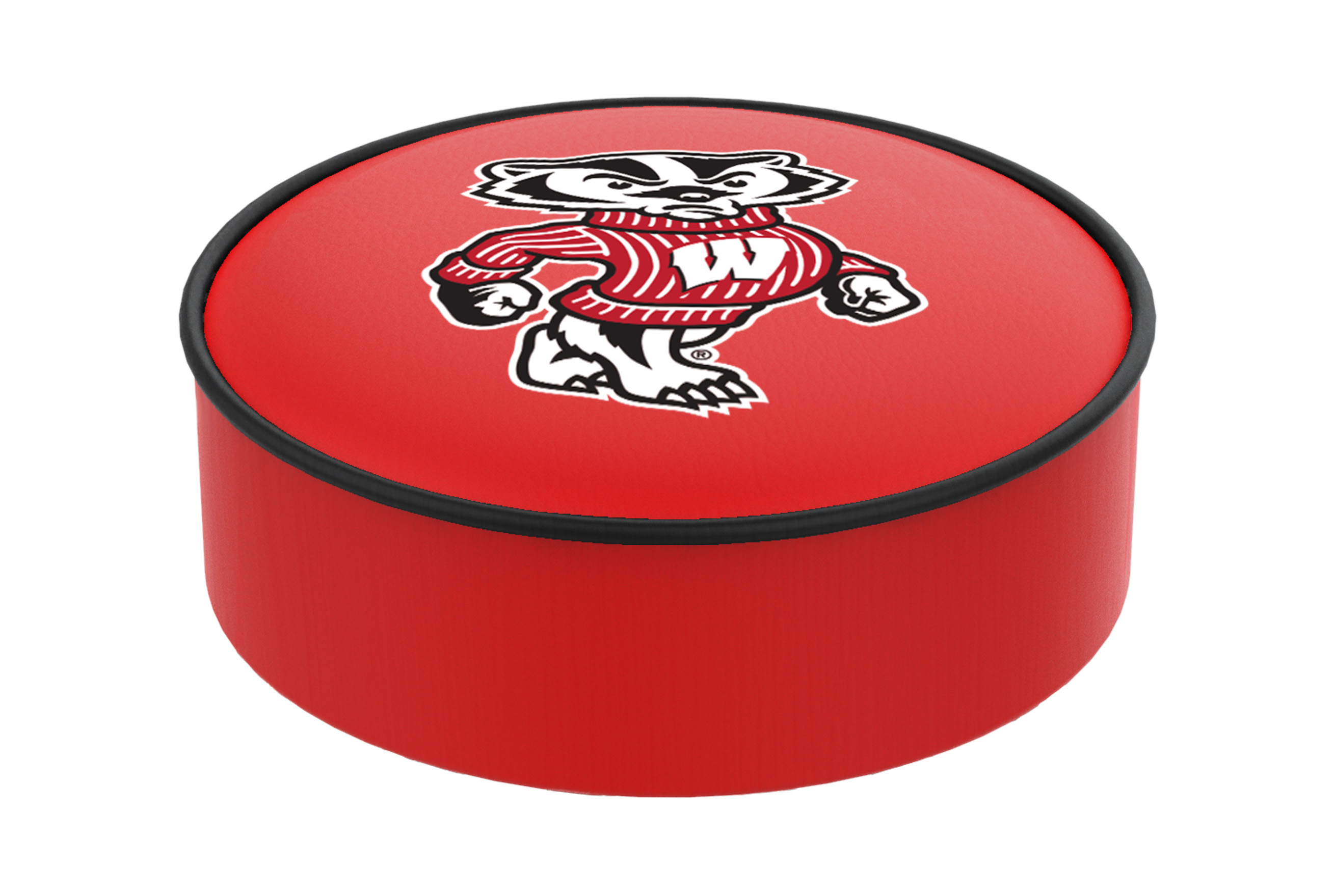 BSCWI-Bdg Wisconsin Badger Bar Stool Seat Cover