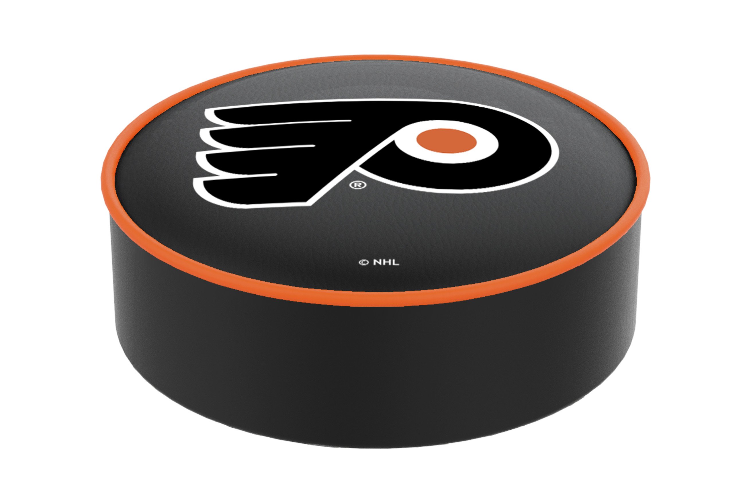 BSCPhiFly-B Philadelphia Flyers Bar Stool Seat Cover With Black Background