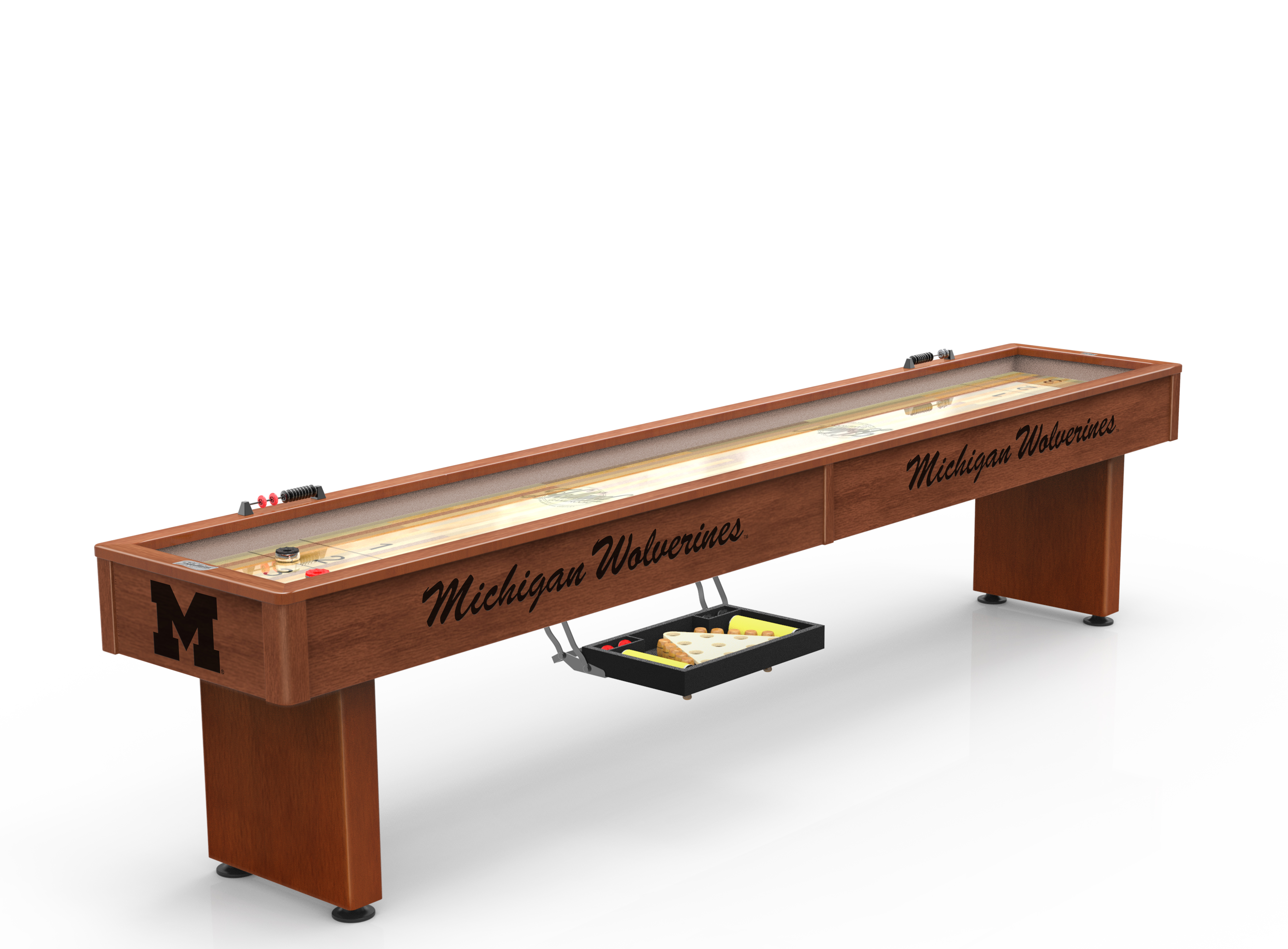 SB12ChrdMichUn Michigan 12 ft. Shuffleboard Table