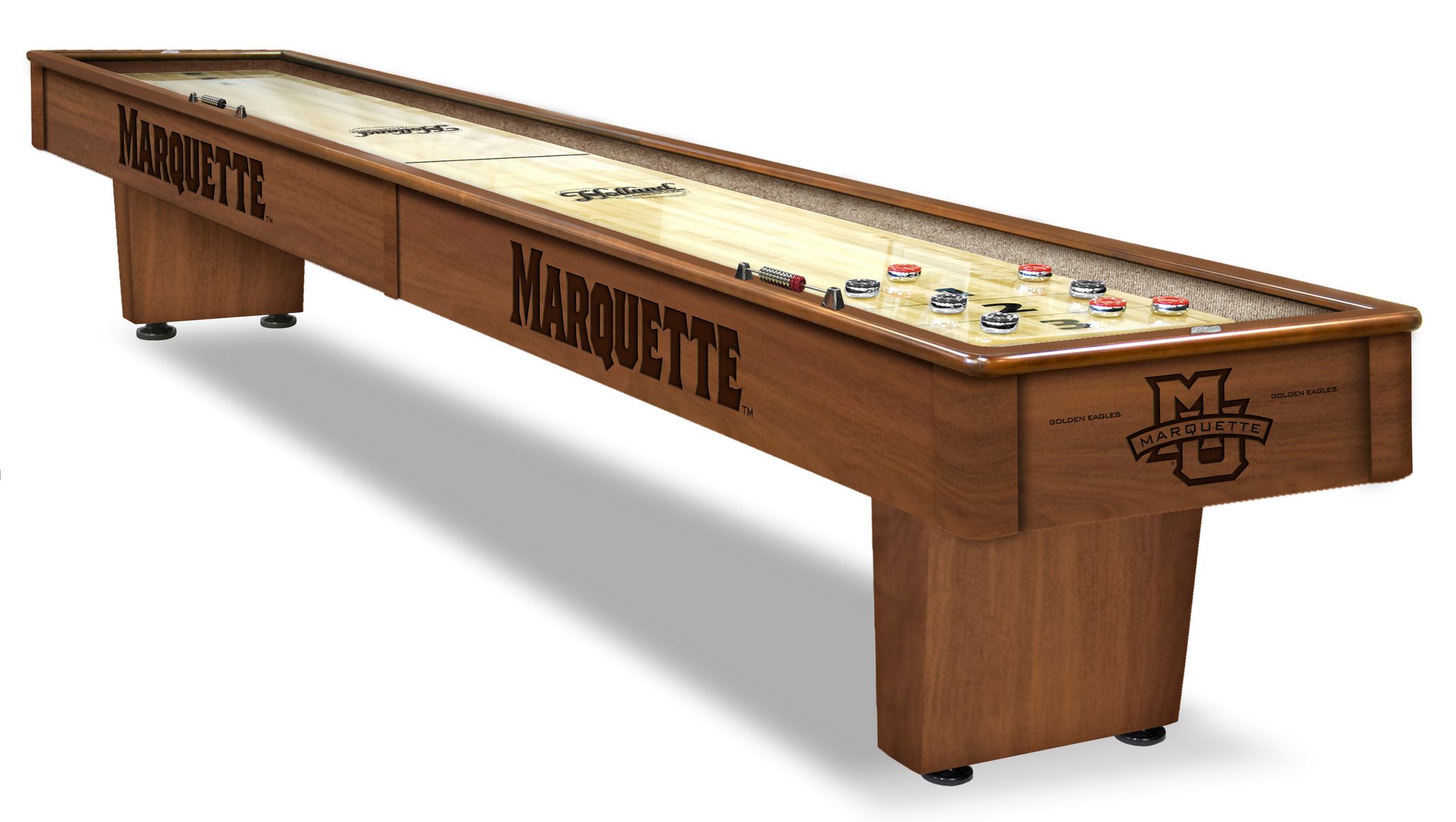 SB12ChrdMrqtte Marquette 12 ft. Shuffleboard Table