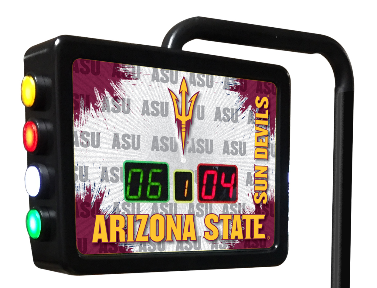 SBScUnArizSt-F Arizona State Electronic Shuffleboard Scoring Unit with Pitchfork Logo