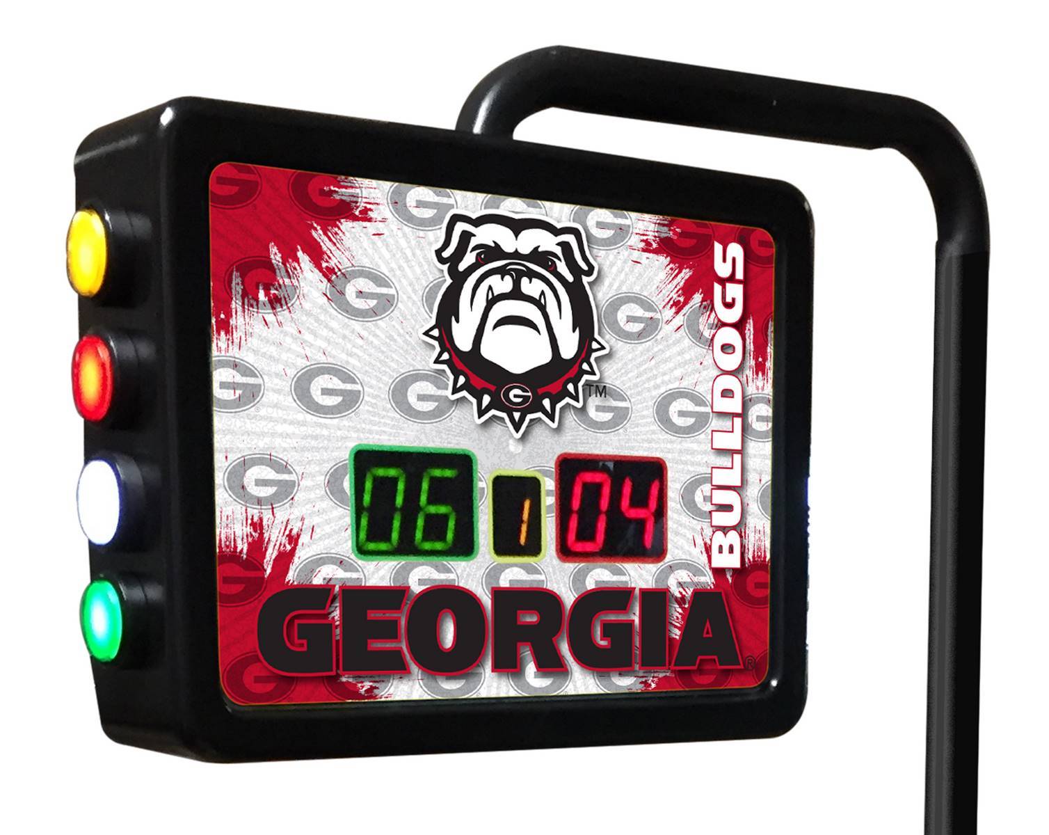 SBScUnGA-Dog Georgia Bulldog Electronic Shuffleboard Scoring Unit