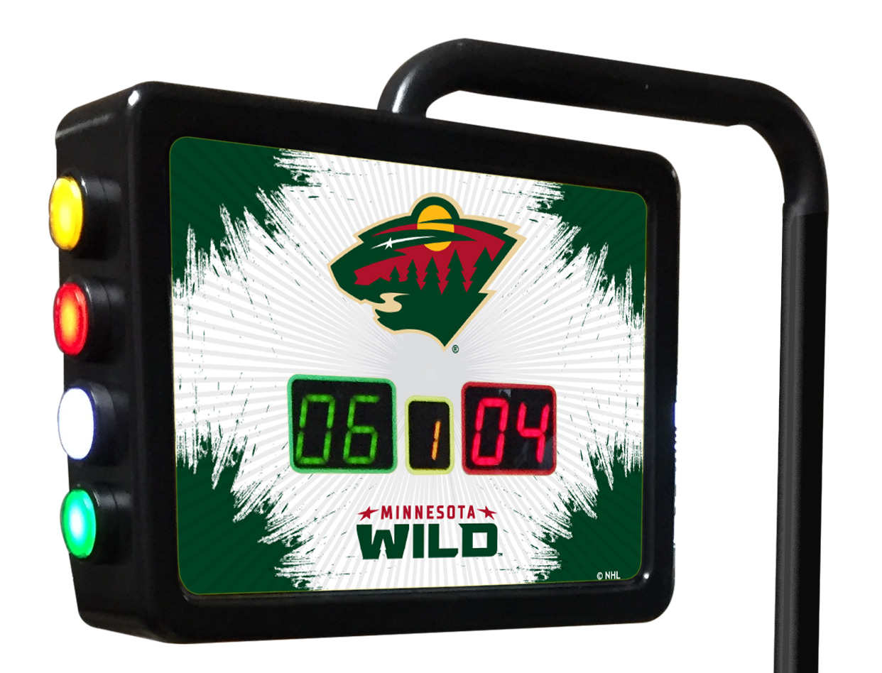SBScUnMinWld Minnesota Wild Electronic Shuffleboard Scoring Unit