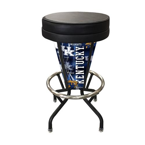 L500030KYStUnBlkVinyl Kentucky State University Lighted Bar Stool - Black