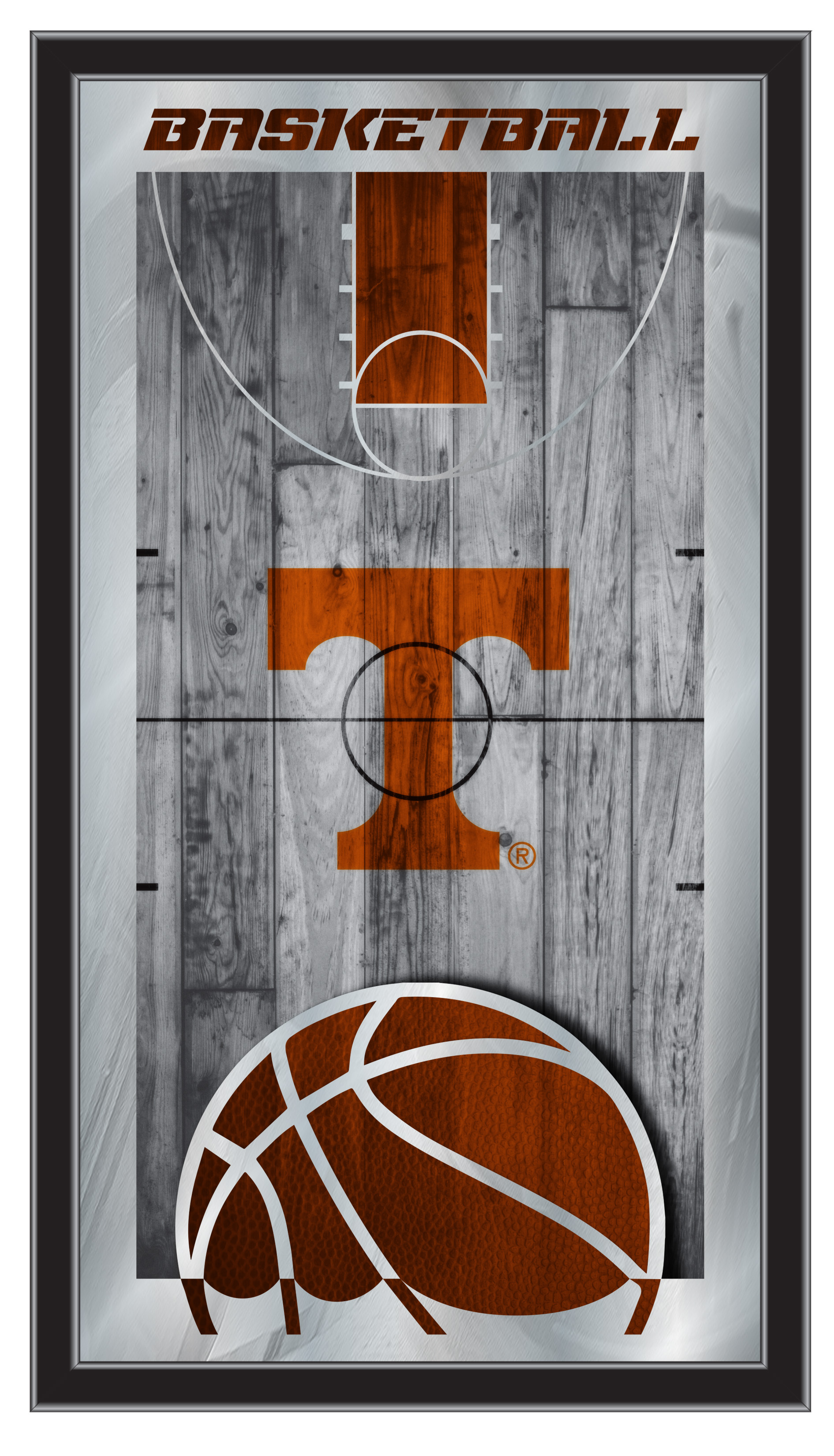MBsktTennes Tennessee 15 x 26 in. Basketball Mirror