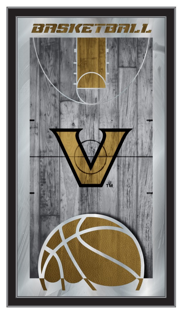 MBsktVander Vanderbilt 15 x 26 in. Basketball Mirror
