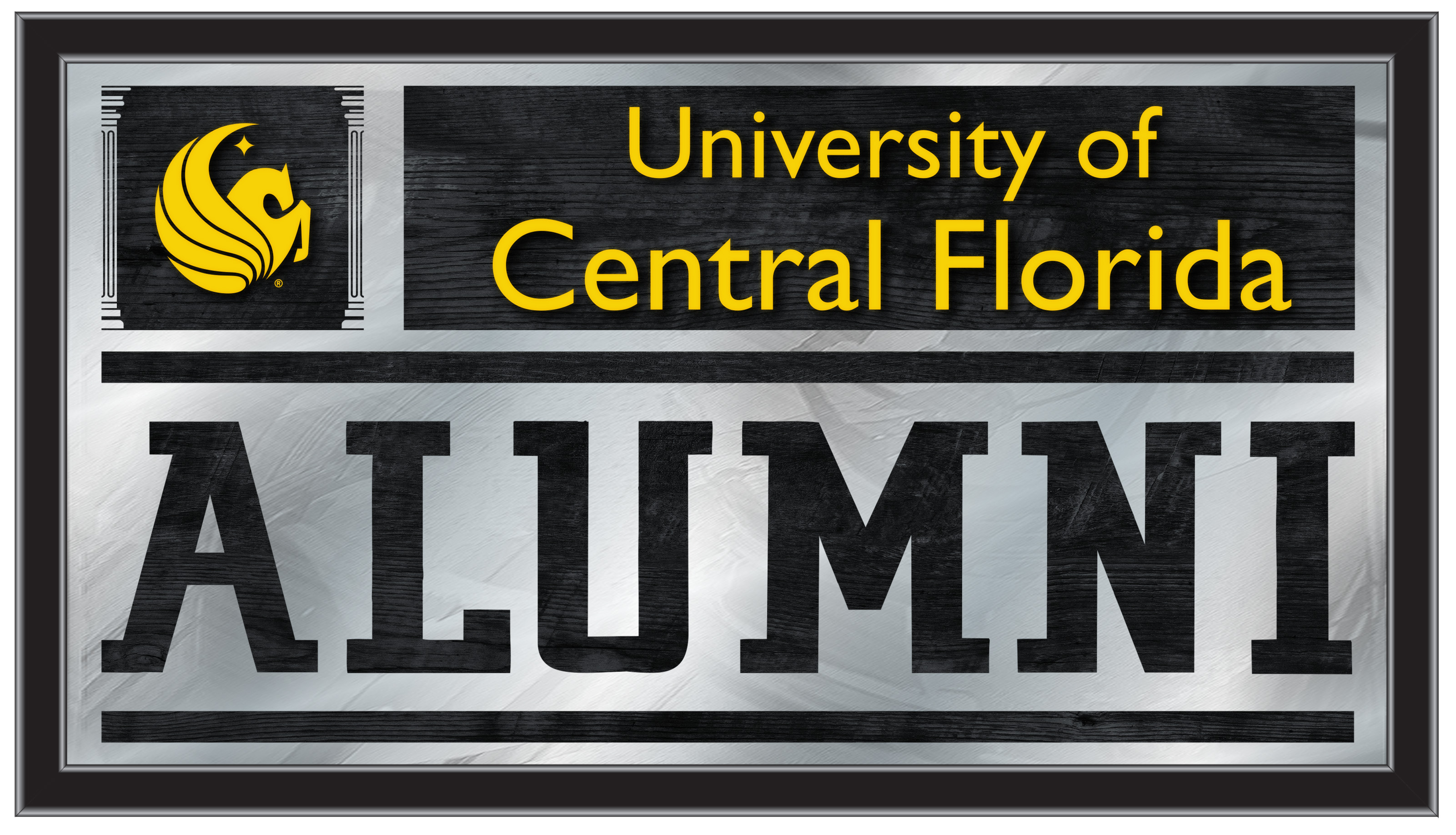 MAlumCenFla 26 x15 in. University of Central Florida Alumni Mirror