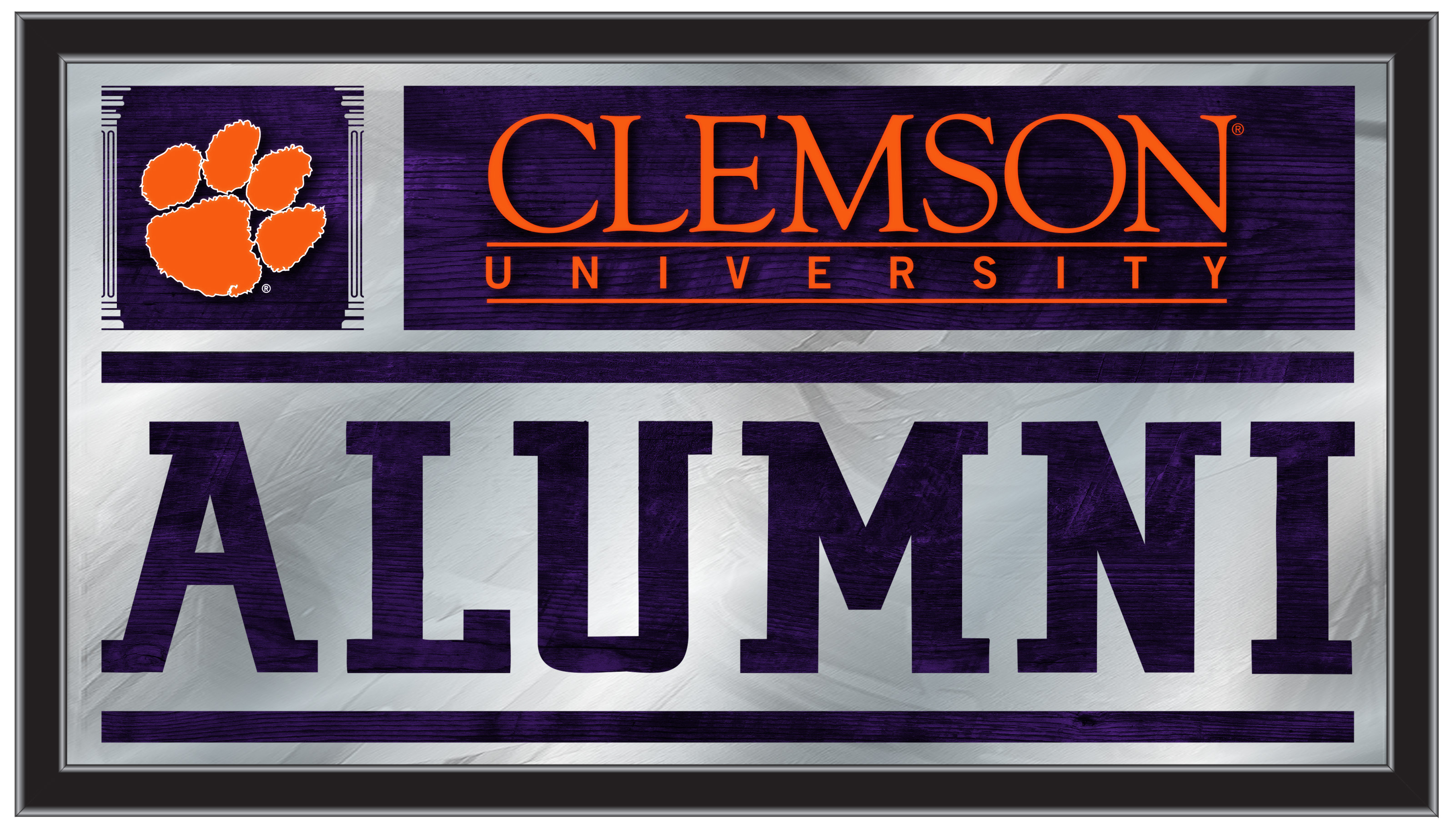 MAlumClmson 26 x15 in. Clemson University Alumni Mirror