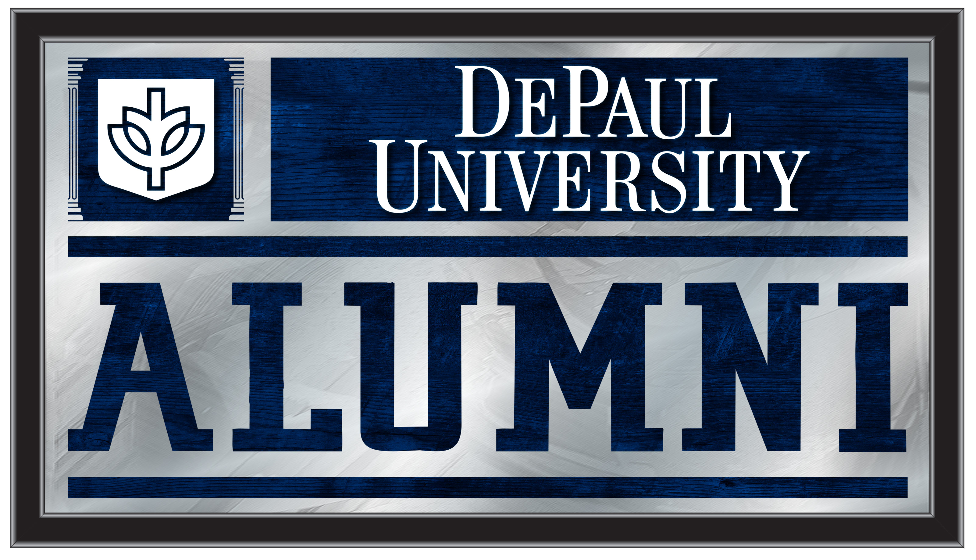MAlumDePaul 26 x15 in. DePaul University Alumni Mirror