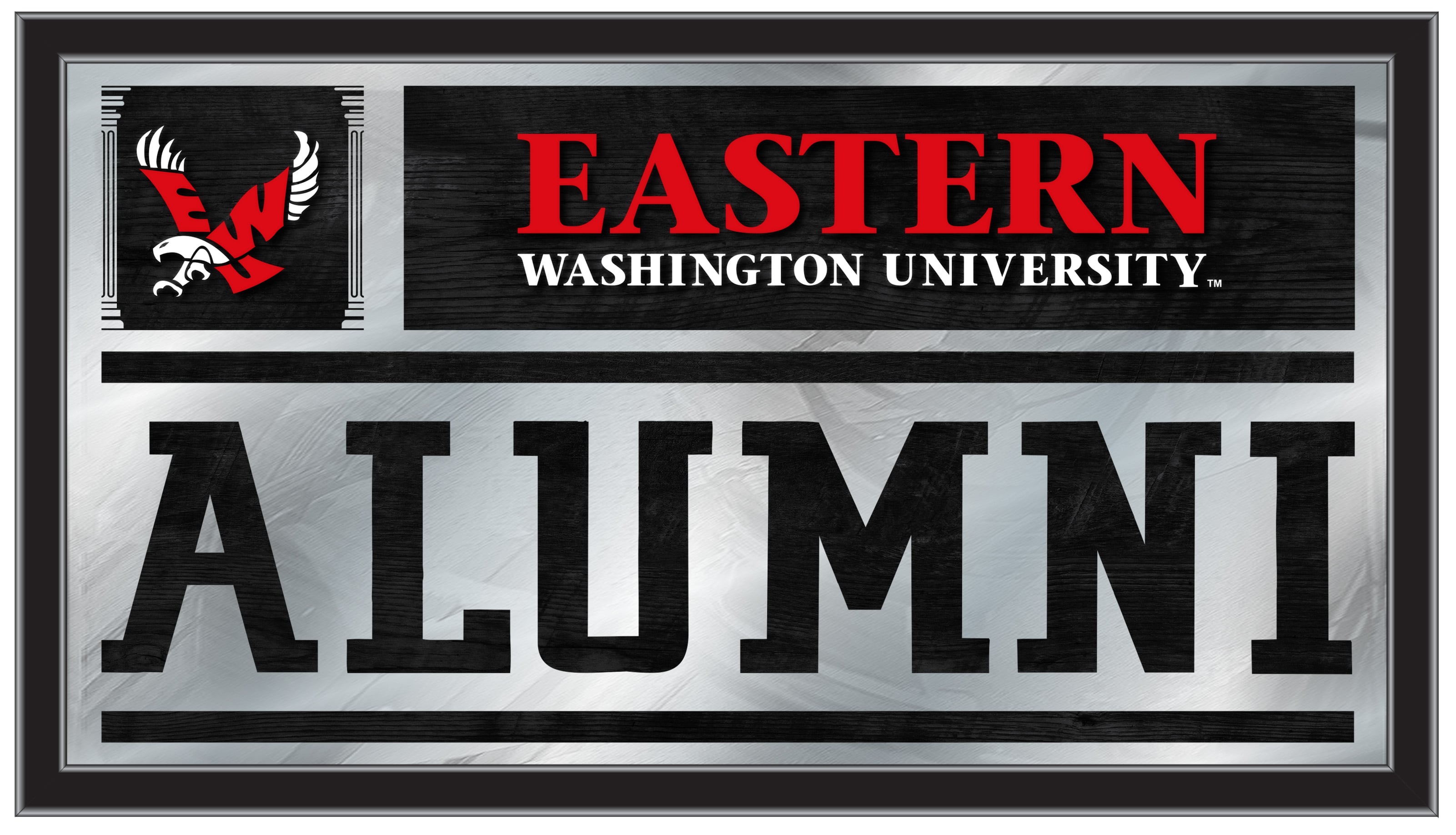 26 x15 in. Eastern Washington University Alumni Mirror