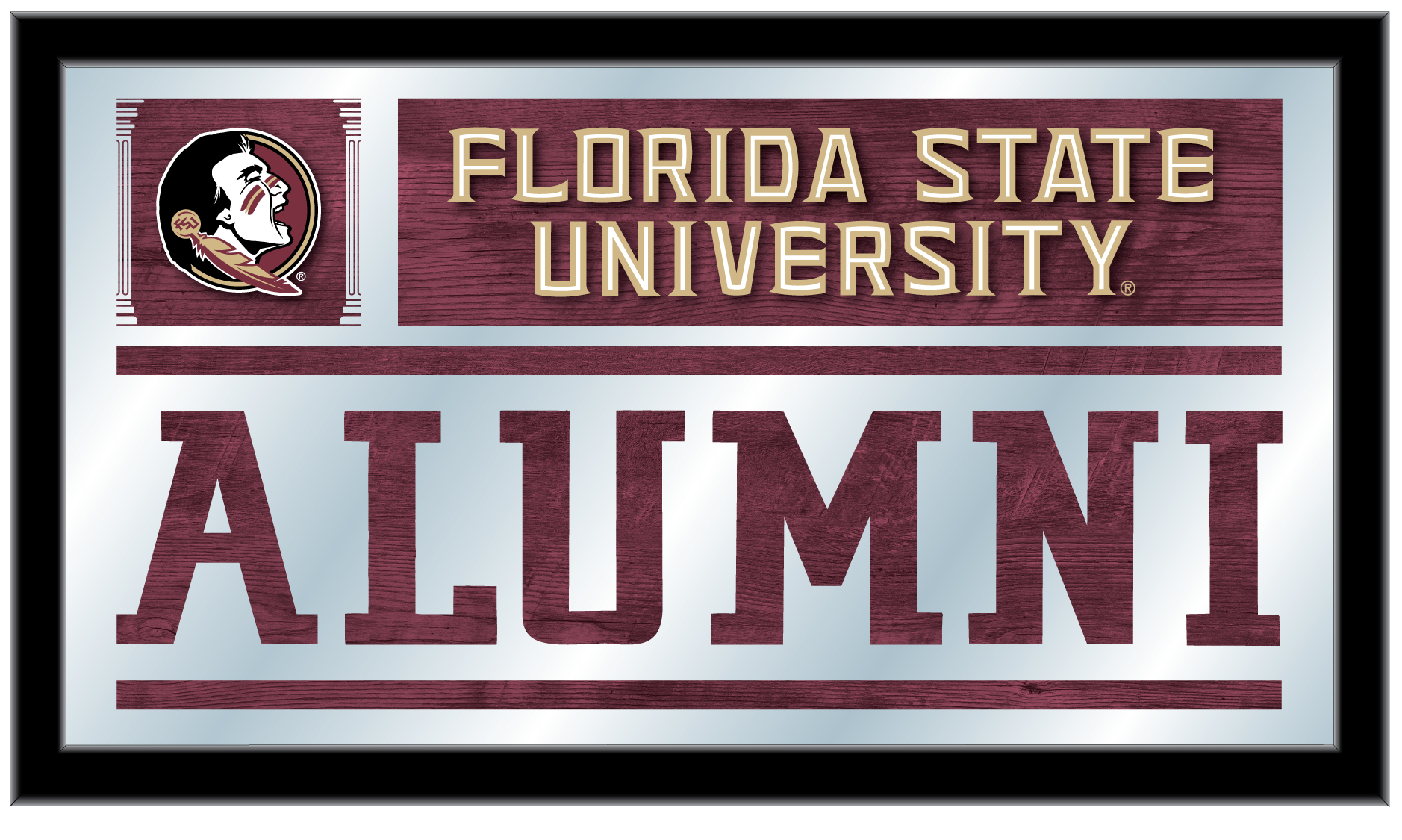 MAlumFlorSt 26 x15 in. Florida State of University Alumni Mirror