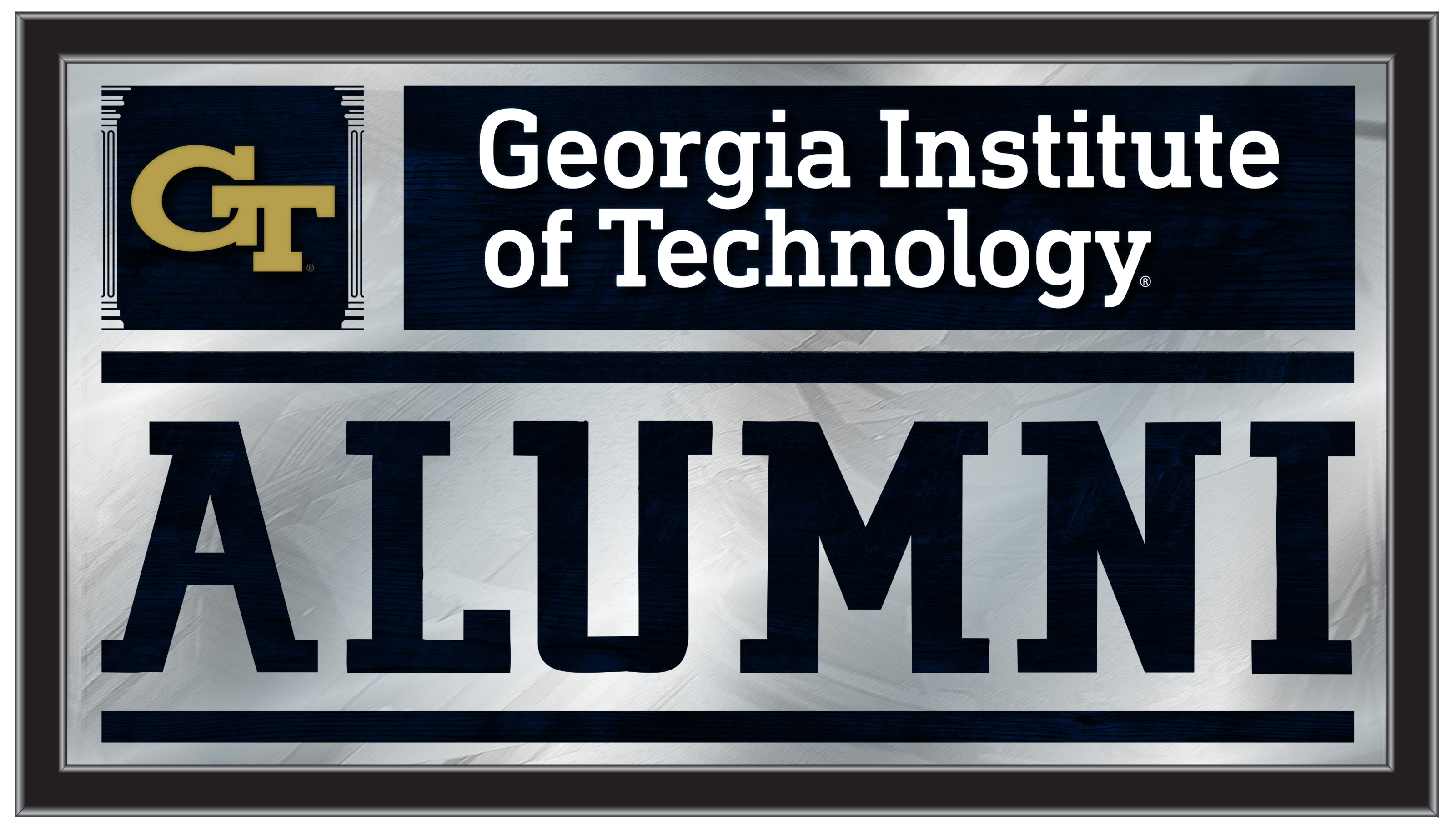 MAlumGATech 26 x15 in. Georgia Tech Alumni Mirror
