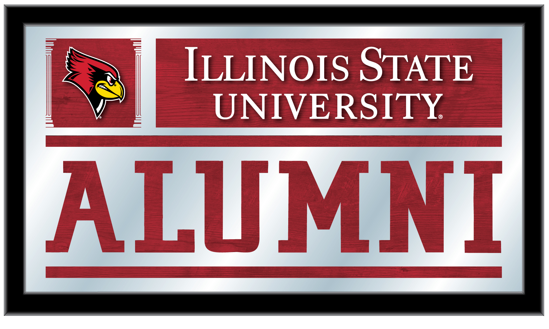 MAlumIllStU 26 x15 in. Illinois State University Alumni Mirror