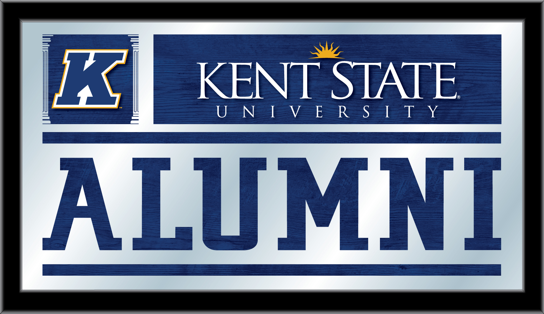 Picture of Holland Bar Stool MAlumKentSt 26 x15 in. Kent State University Alumni Mirror