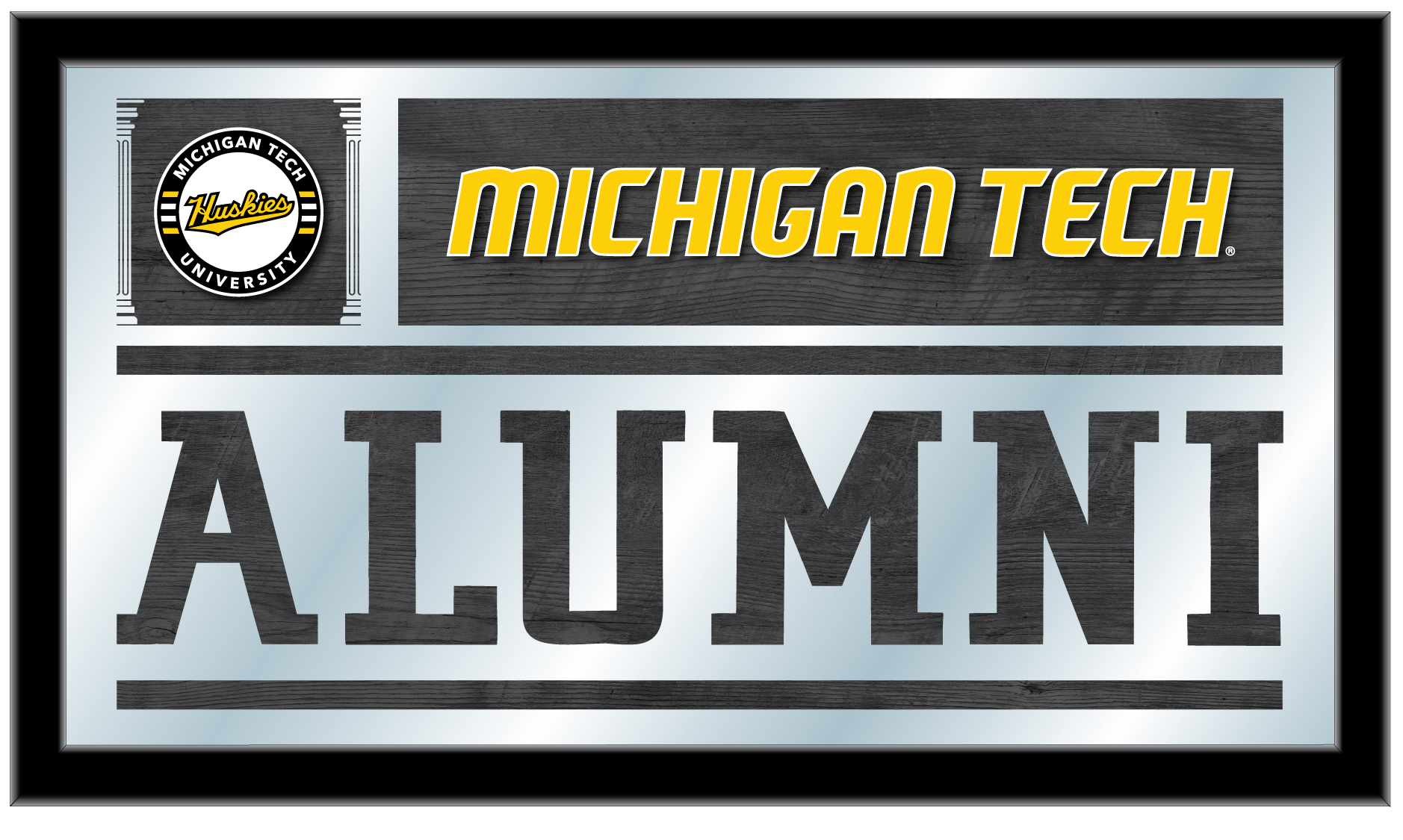 MAlumMITech 26 x15 in. Michigan Tech Alumni Mirror