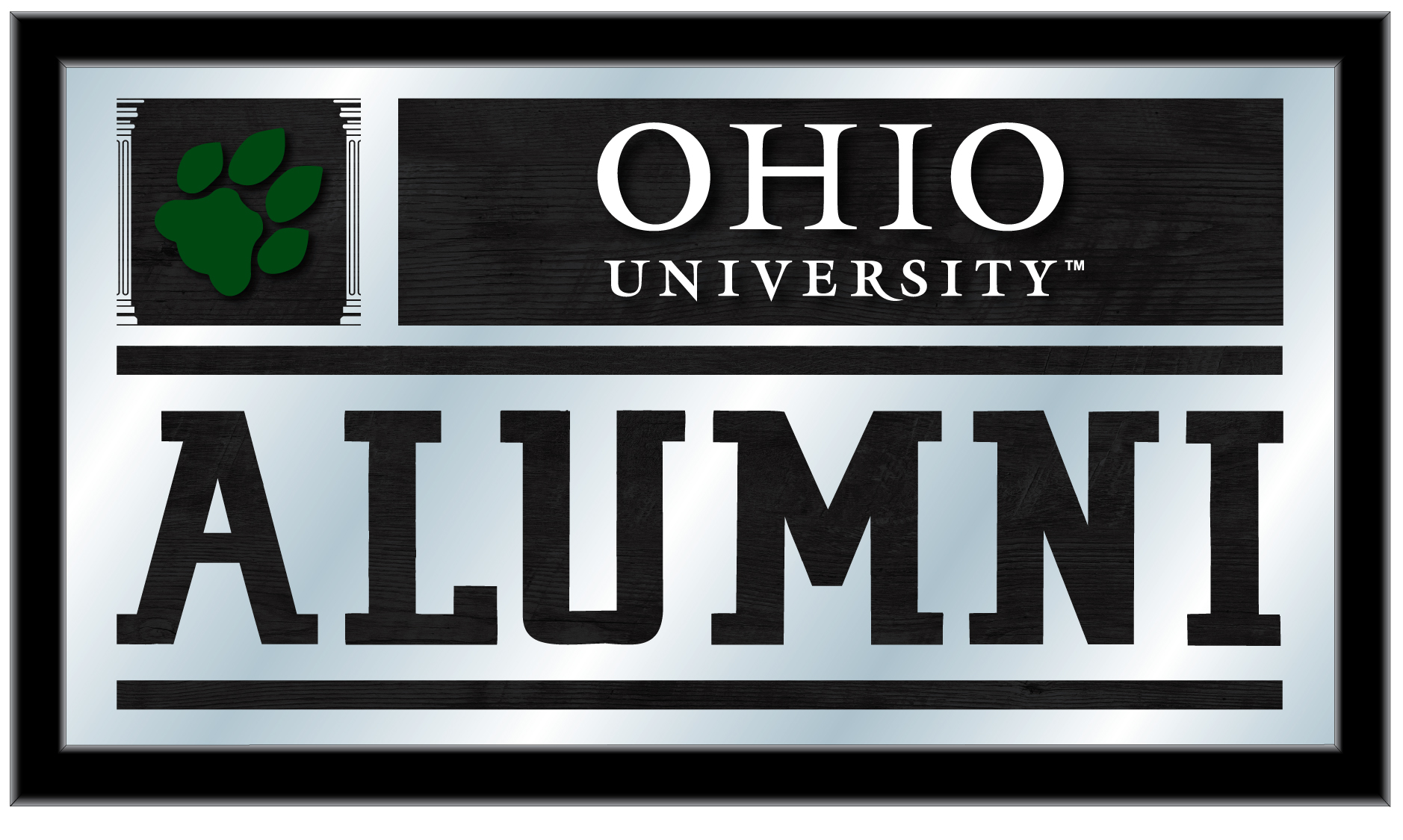 Picture of Holland Bar Stool MAlumUnivOH 26 x15 in. Ohio University Alumni Mirror