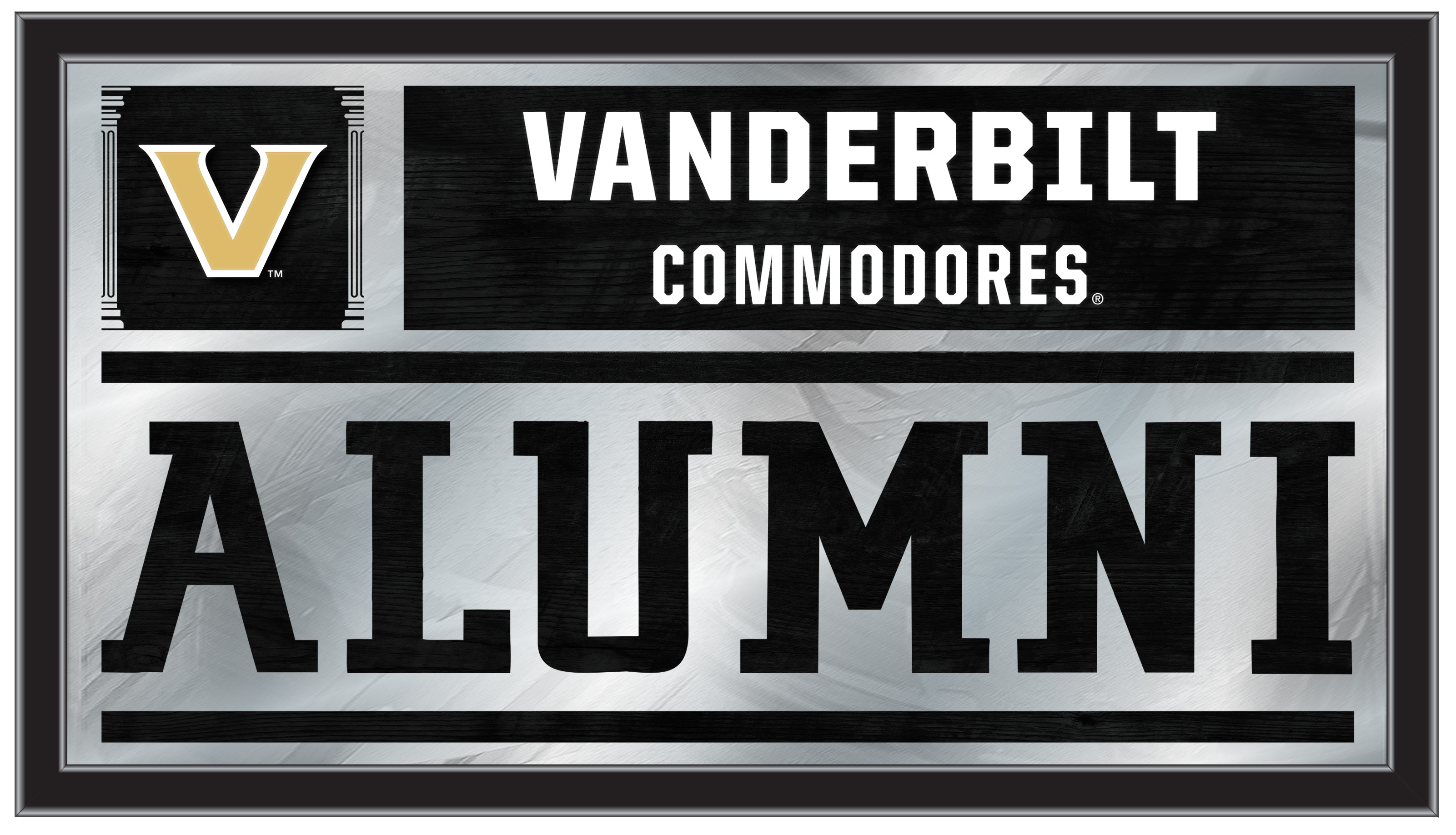 MAlumVander 26 x15 in. Vanderbilt University Alumni Mirror