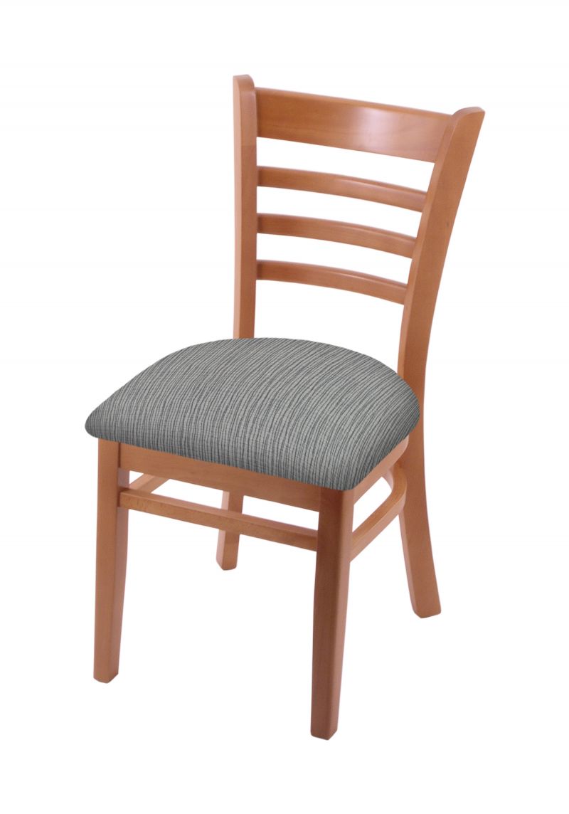 314018Med020 18 in. 3140 Series Chair, Medium Finish with Graph Alpine Seat