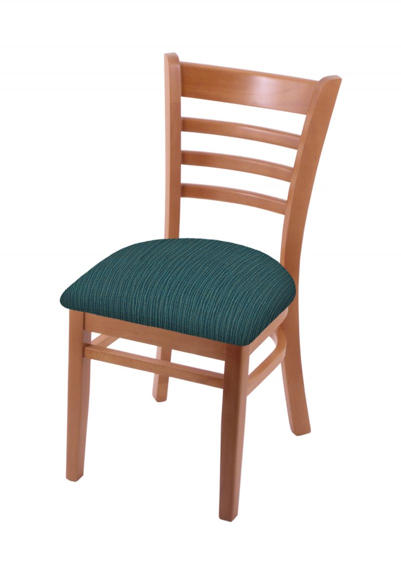 314018Med022 18 in. 3140 Series Chair, Medium Finish with Graph Tidal Seat