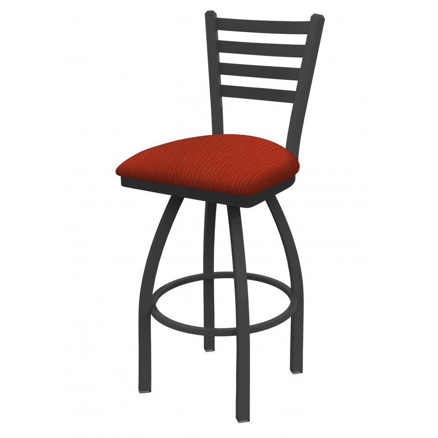 36 in. 410 Jackie Swivel Bar Stool - Pewter