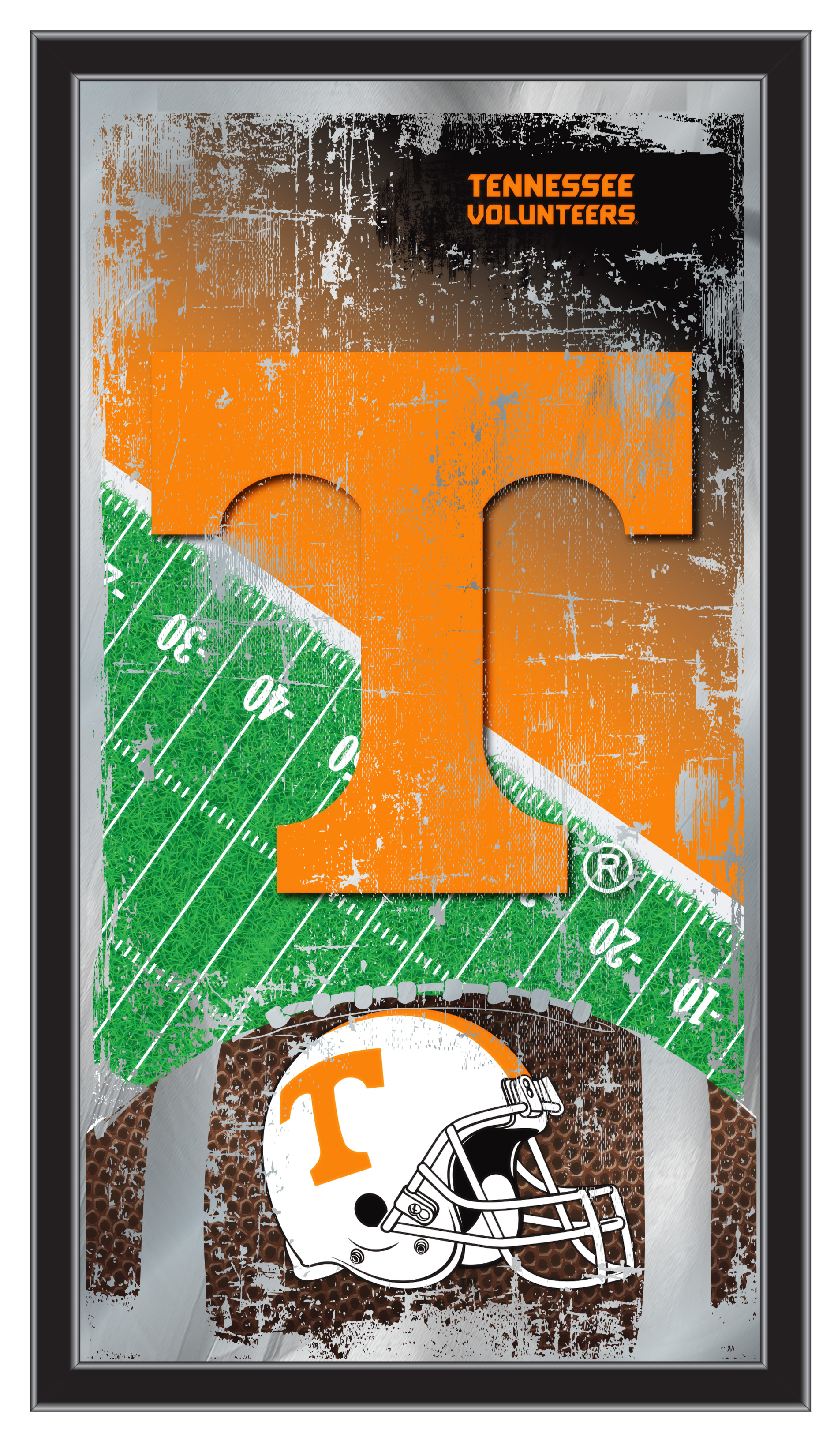 MFtblTennes Tennessee 15 x 26 in. Football Mirror