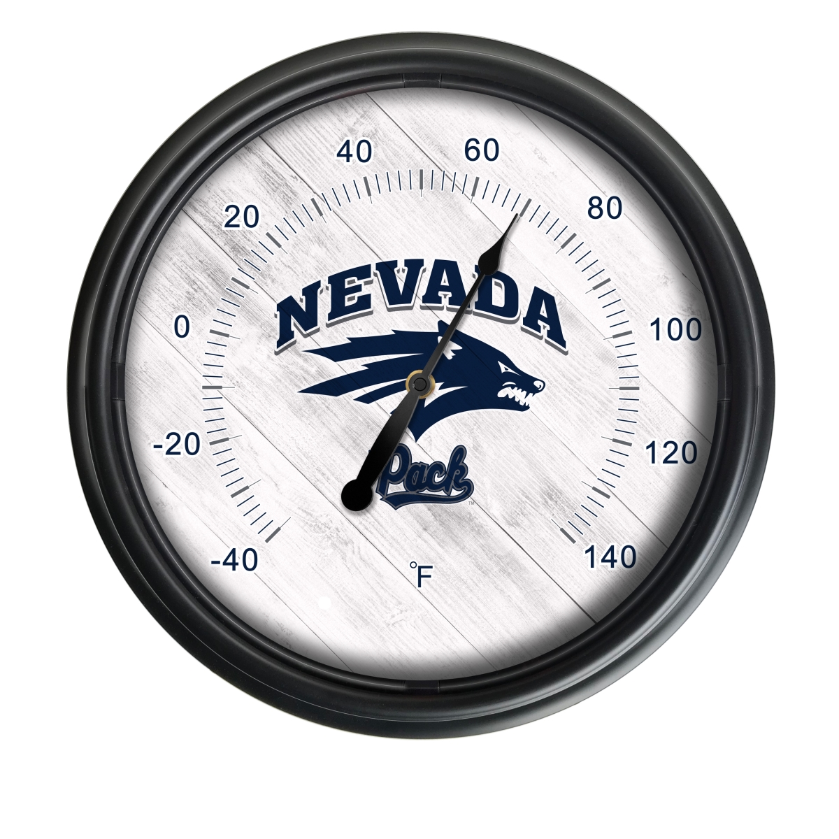 Picture of Holland Bar Stool ODThrm14BK-08NevaUn NCAA Nevada Pack 14 in. Dia. Indoor & Outdoor LED Thermometer&#44; Black