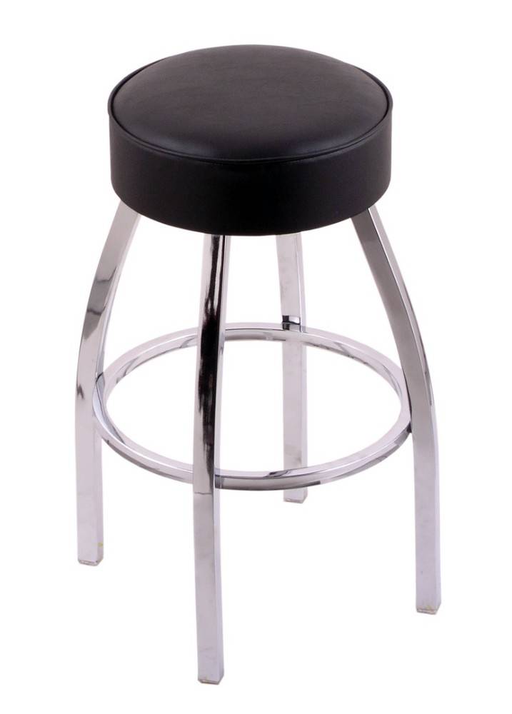 C8C125BlkVinyl C8C1 Swivel Stool, Black