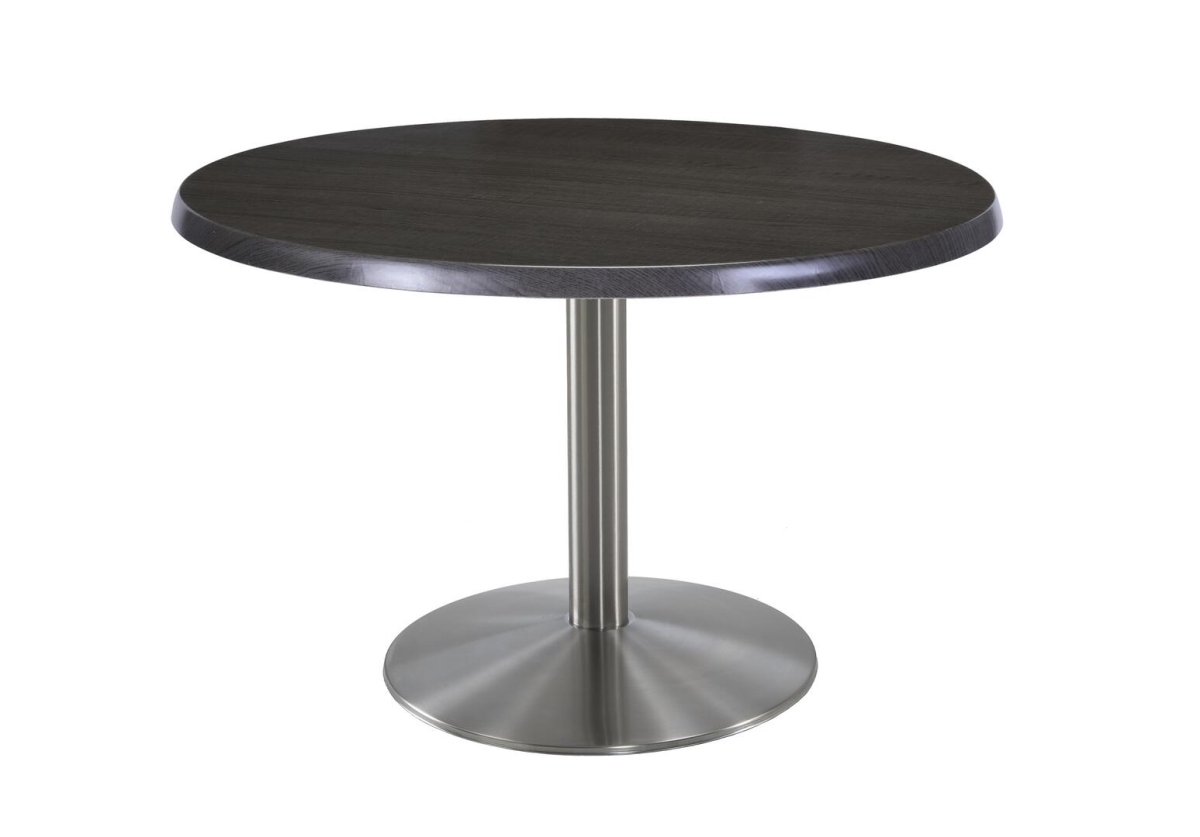 OD214-2230SSOD36RChar 30 in. Tall OD214 Indoor & Outdoor All-Season Round Table with 36 in. Dia. Charcoal & Stainless Steel Top