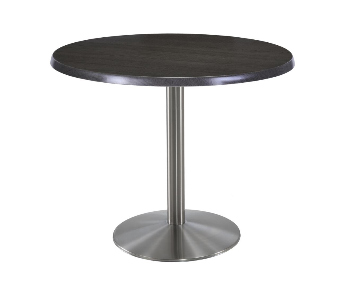 OD214-2236SSOD36RChar 36 in. Tall OD214 Indoor & Outdoor All-Season Round Table with 36 in. Dia. Charcoal & Stainless Steel Top