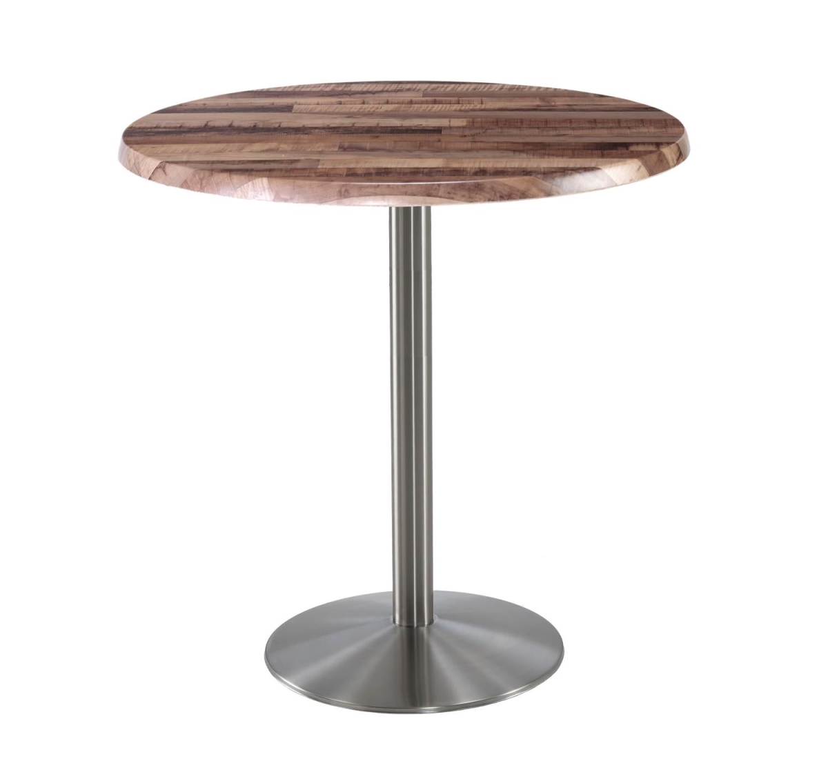 OD214-2242SSOD36RRustic 42 in. Tall OD214 Indoor & Outdoor All-Season Square Table with 36 in. Dia. Rustic Top