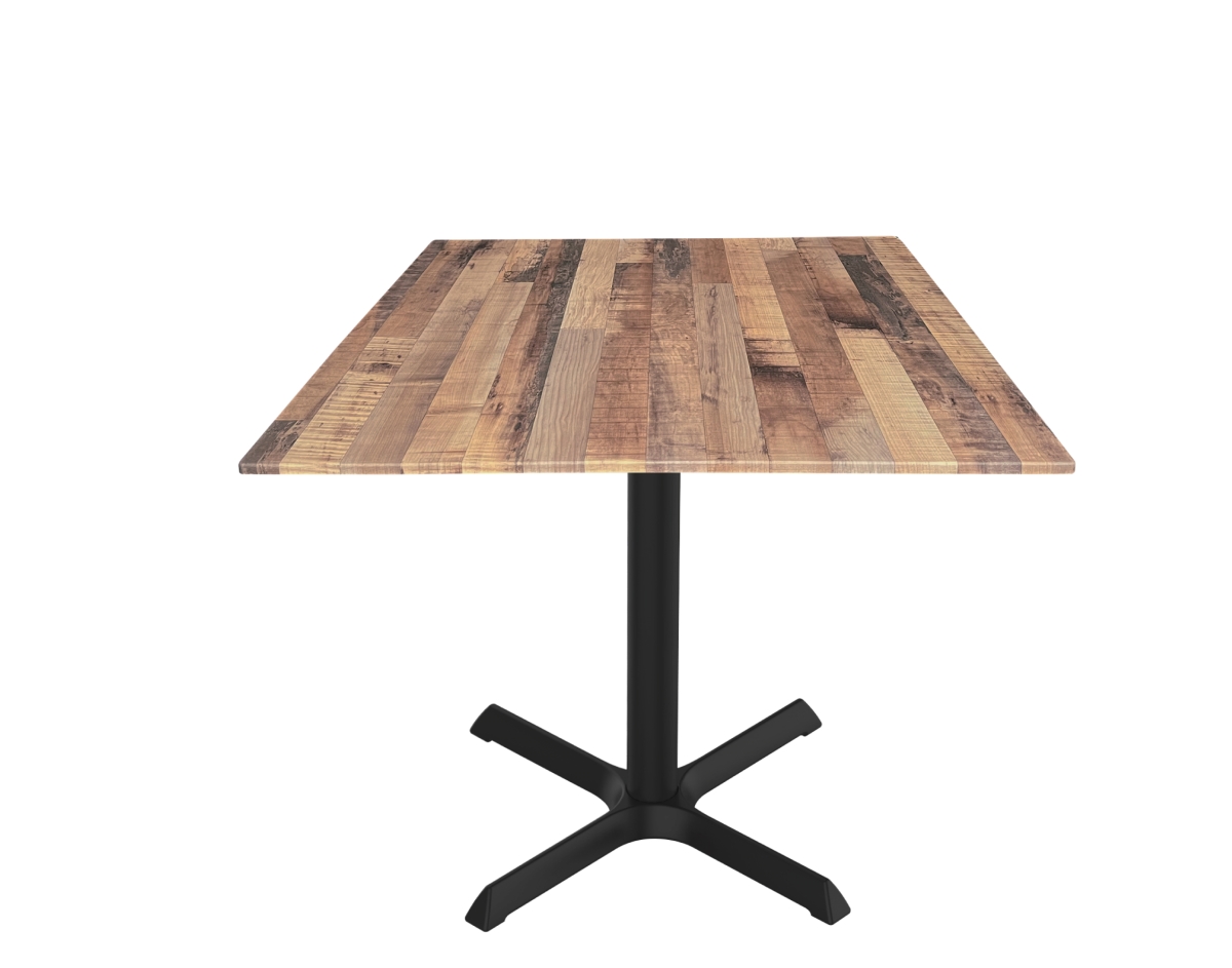 OD211-3030BWODS36SQRustic 30 in. Indoor & Outdoor Table with 36 x 36 in. Square Rustic Top