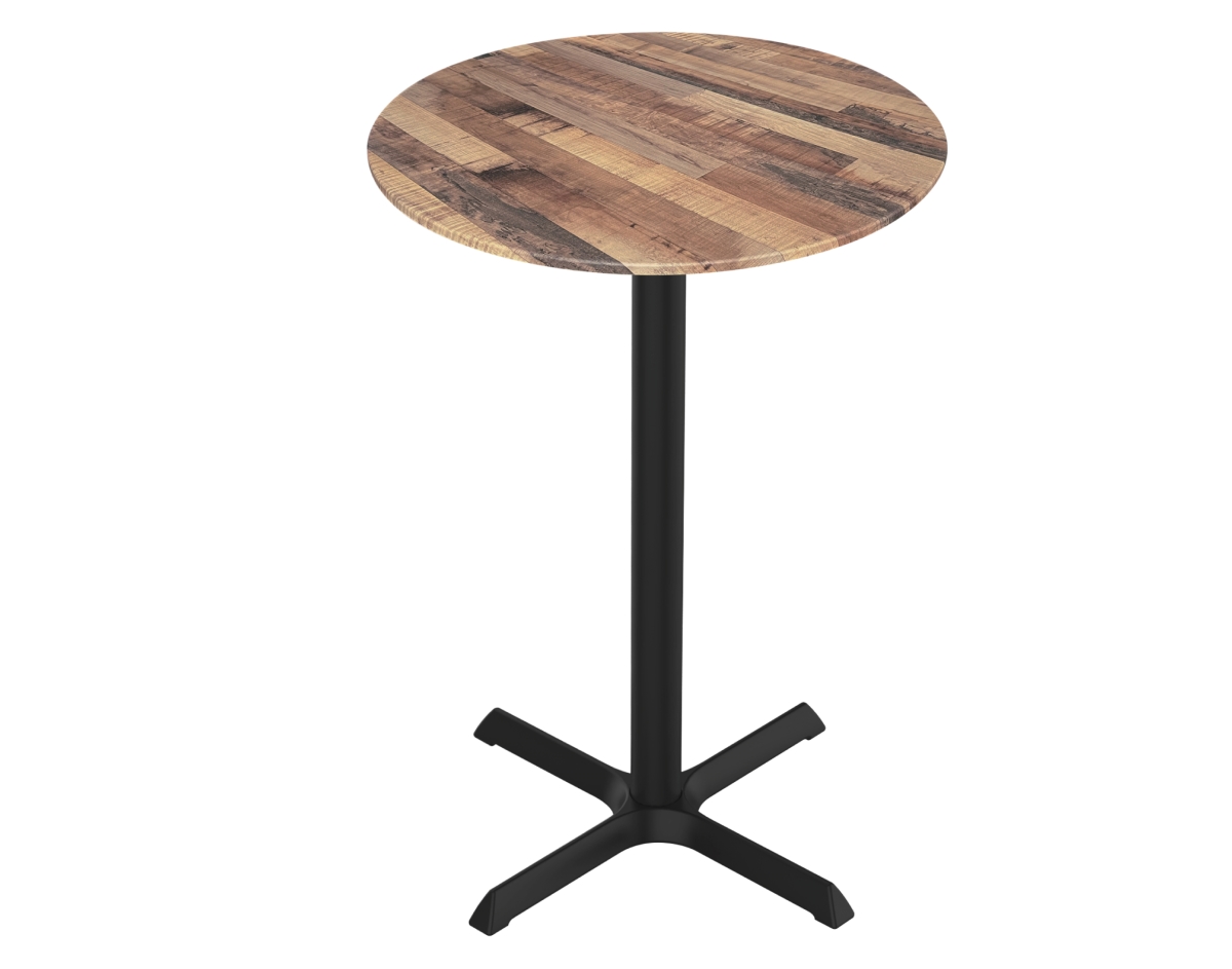 OD211-3042BWODS32RRustic 42 in. Indoor & Outdoor Table with 32 in. Dia. Rustic Top