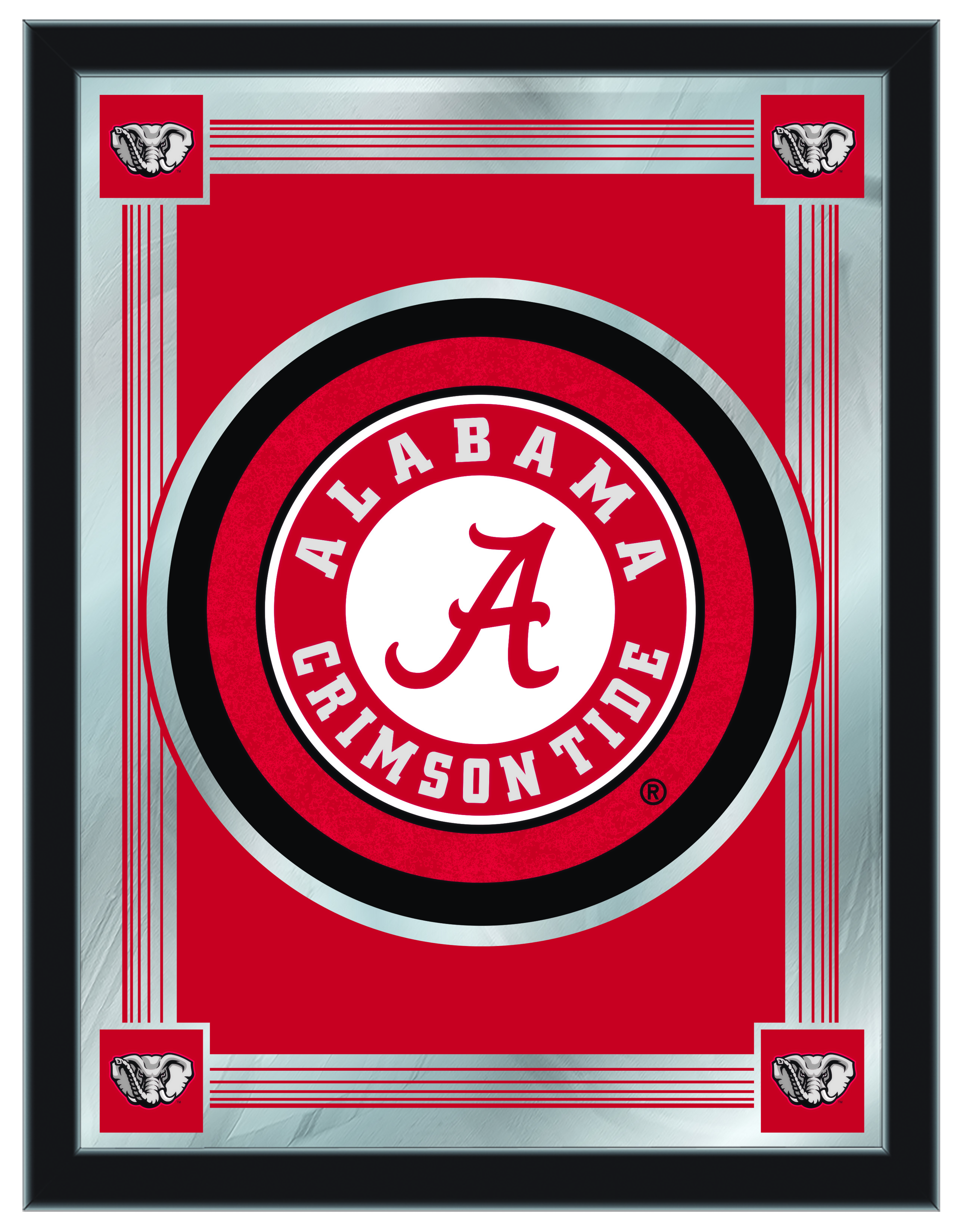MLogoAL-A Alabama 17 x 22 in. University Script A Logo Mirror