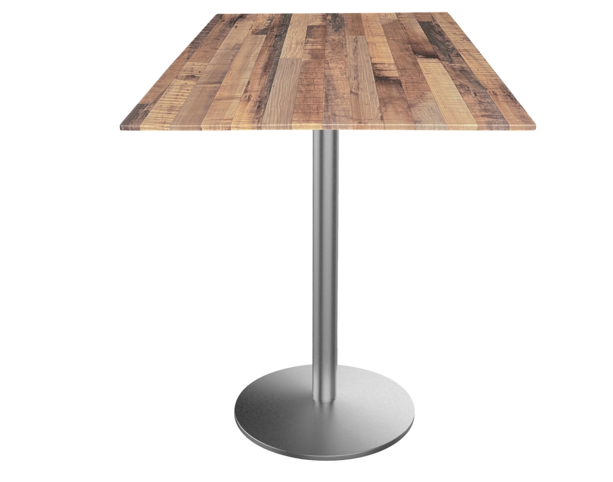 OD214-2236SSODS32SQRustic 36 in. Tall Indoor & Outdoor All-Season Table with 32 x 32 in. Square Rustic Top