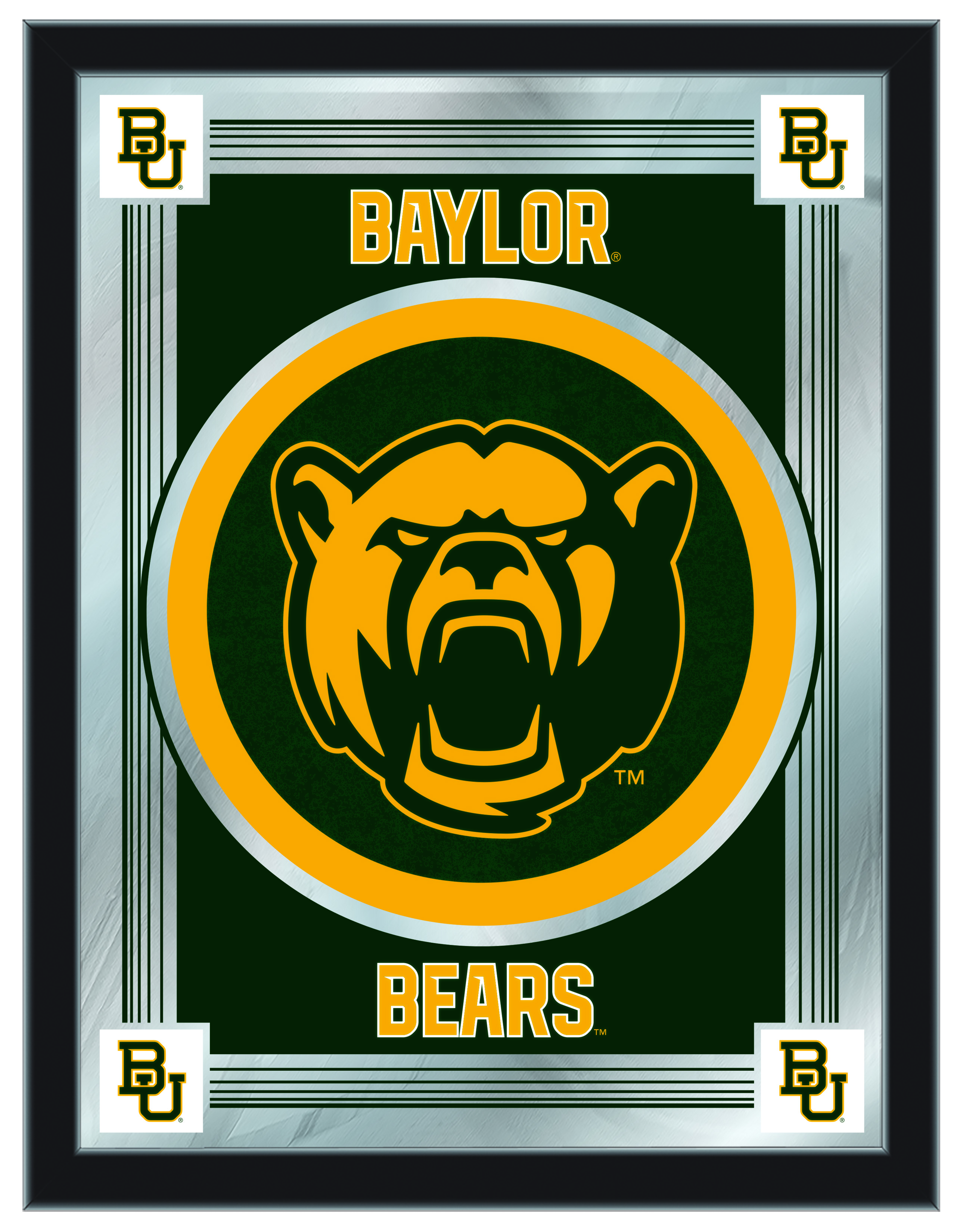 MLogoBaylor Baylor 17 x 22 in. University Logo Mirror