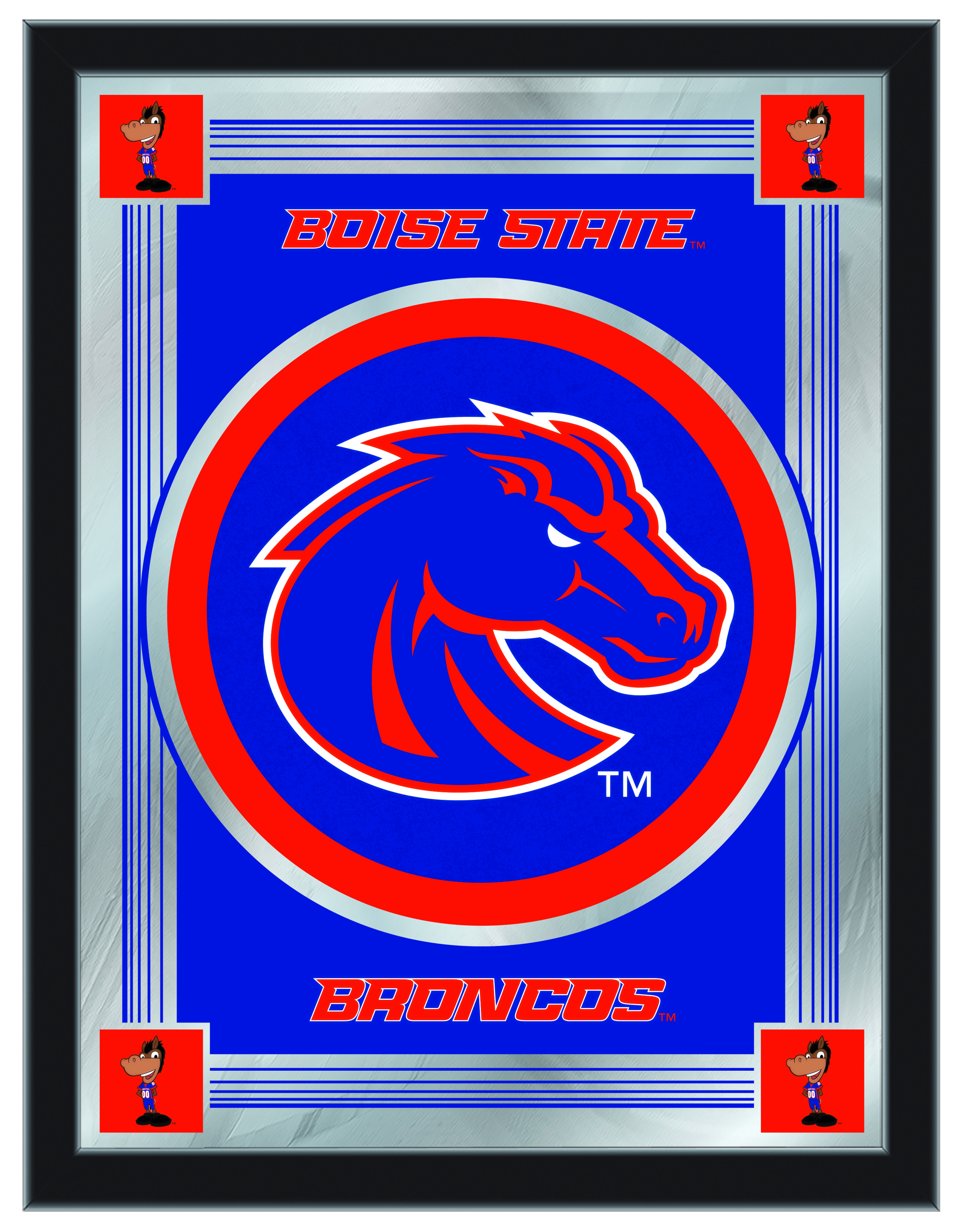 MLogoBoiseS Boise State 17 x 22 in. University Logo Mirror