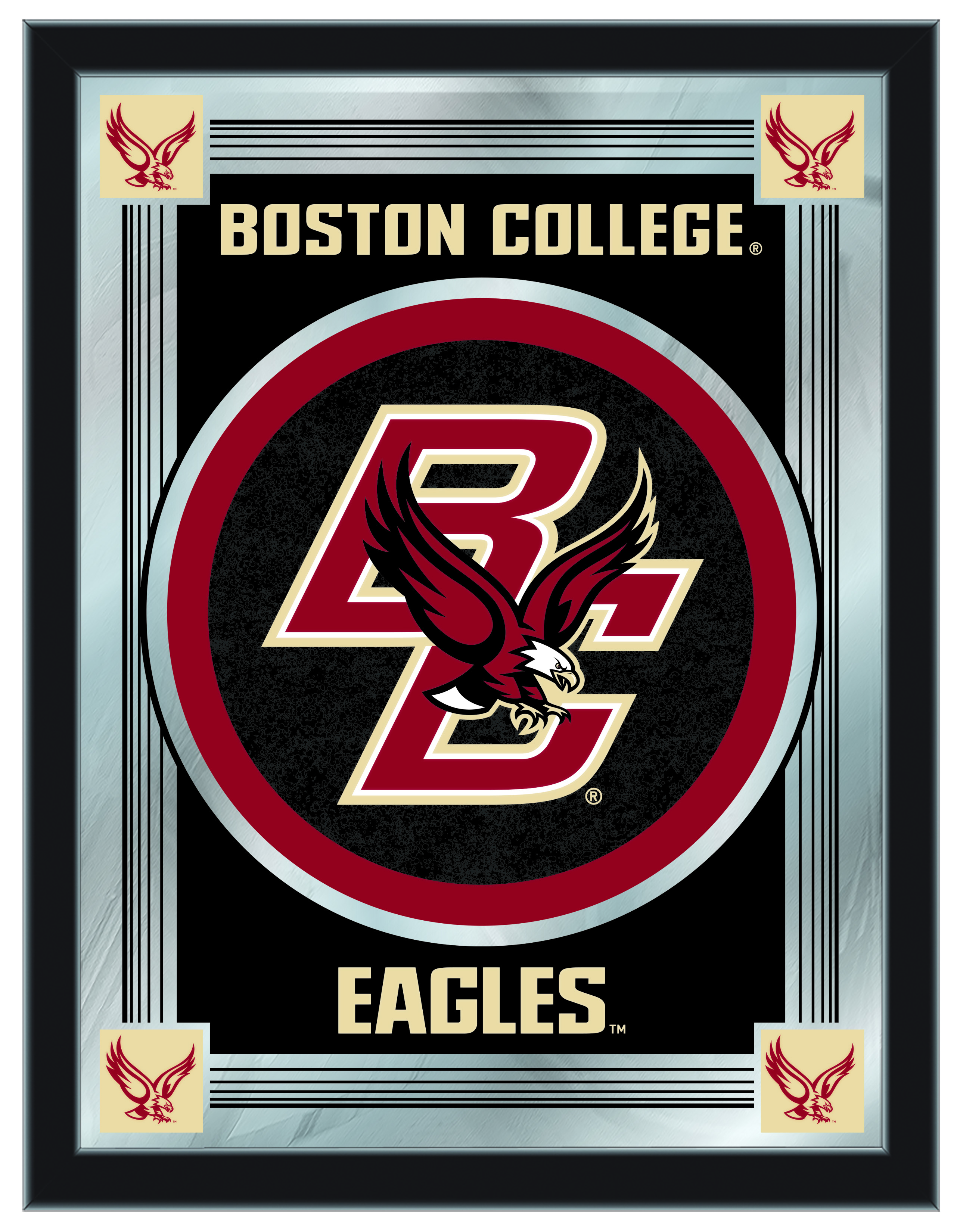 MLogoBostnC Boston College 17 x 22 in. University Logo Mirror