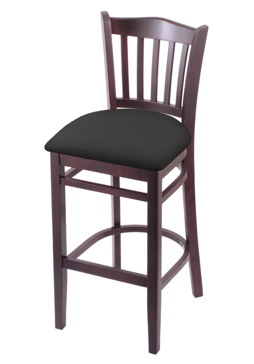 Picture of Holland Bar Stool 312025DC008 25 in. Barr Stool&#44; Dark Cherry & Canter Iron Seat
