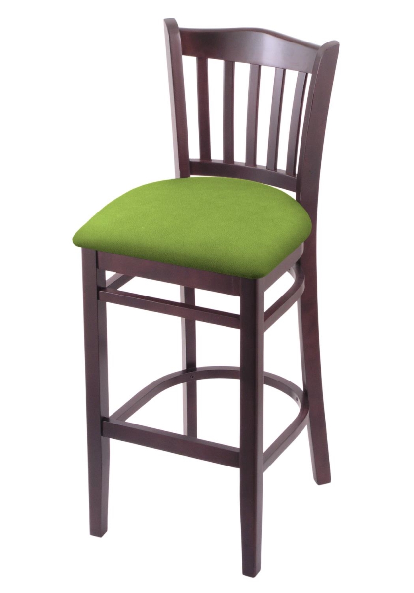 Picture of Holland Bar Stool 312025DC009 25 in. Barr Stool&#44; Dark Cherry & Canter Kiwi Green Seat