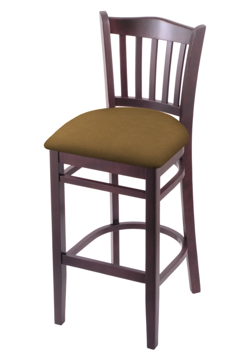 Picture of Holland Bar Stool 312025DC012 25 in. Barr Stool&#44; Dark Cherry & Canter Saddle Seat