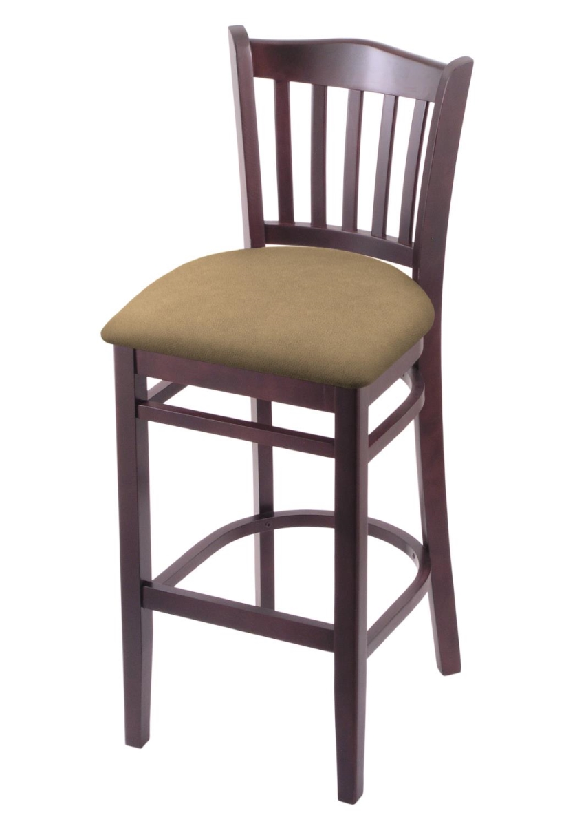 Picture of Holland Bar Stool 312025DC013 25 in. Barr Stool&#44; Dark Cherry & Canter Sand Seat