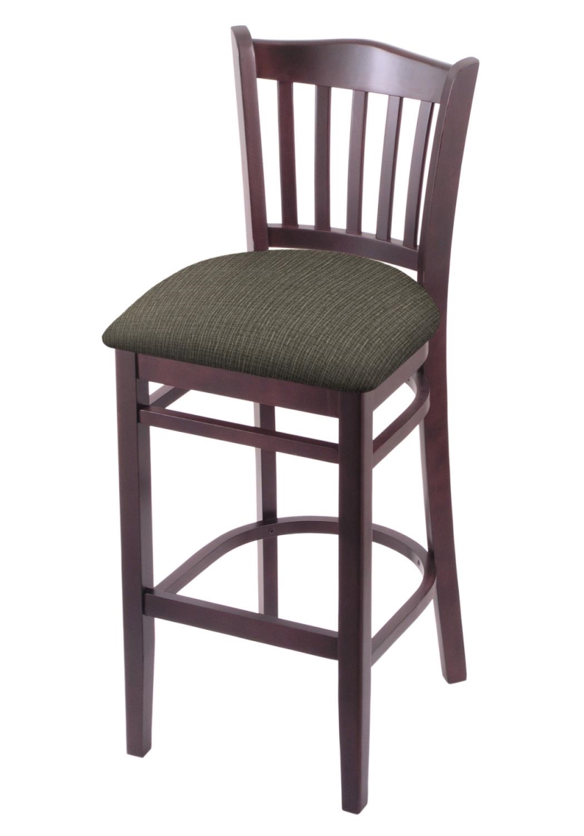 Picture of Holland Bar Stool 312025DC019 25 in. Barr Stool&#44; Dark Cherry & Graph Chalice Seat