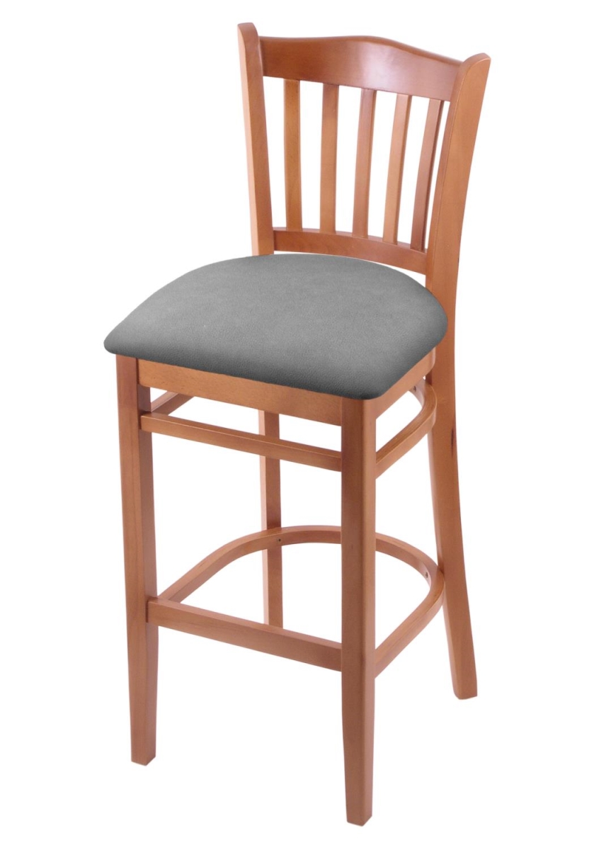 Picture of Holland Bar Stool 312025Med007 25 in. Bar Stool&#44; Medium & Canter Folkstone Grey Seat