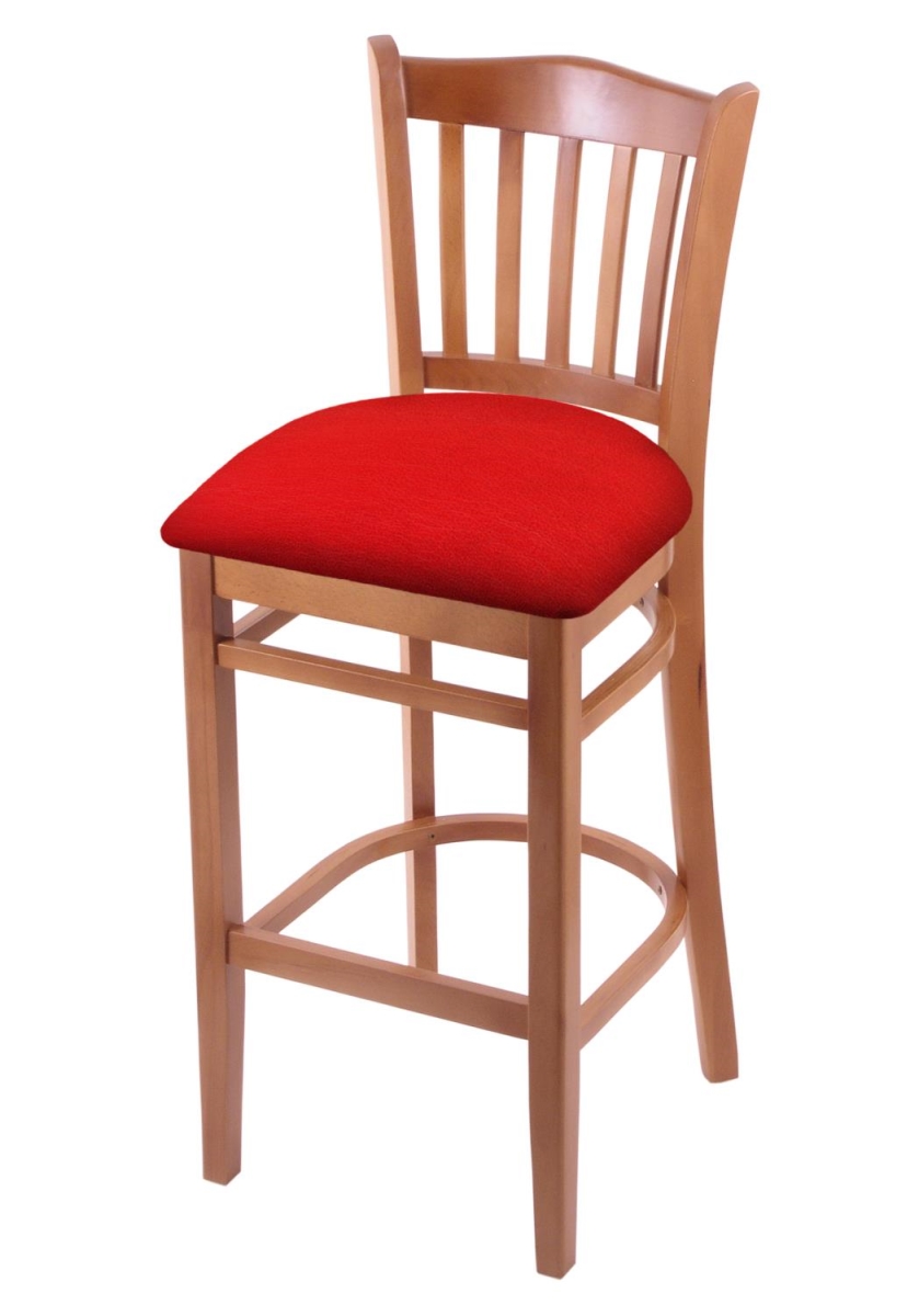 Picture of Holland Bar Stool 312025Med011 25 in. Bar Stool&#44; Medium & Canter Red Seat